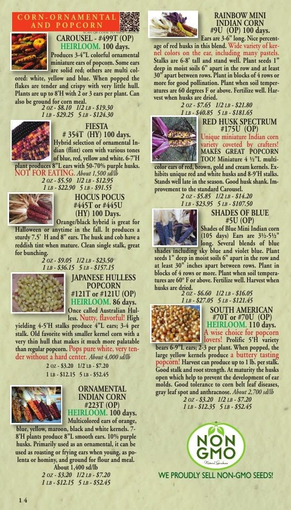 Willhite Seed Seed Catalog Weekly Ad January 1 - December 31, 2026