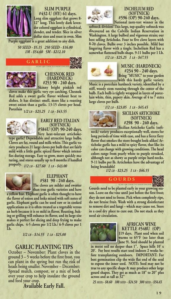 Willhite Seed Seed Catalog Weekly Ad January 1 - December 31, 2026