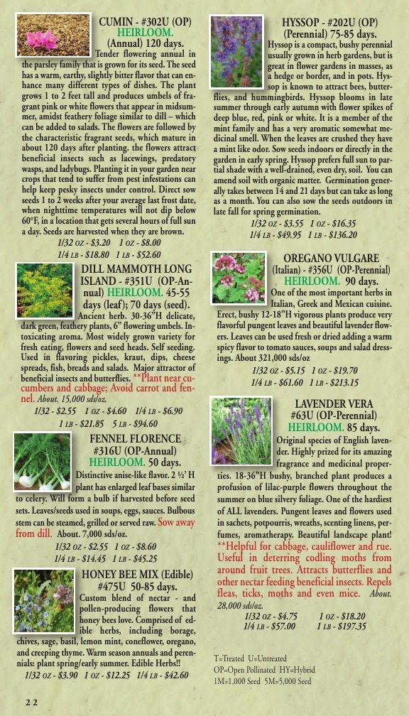 Willhite Seed Seed Catalog Weekly Ad January 1 - December 31, 2026