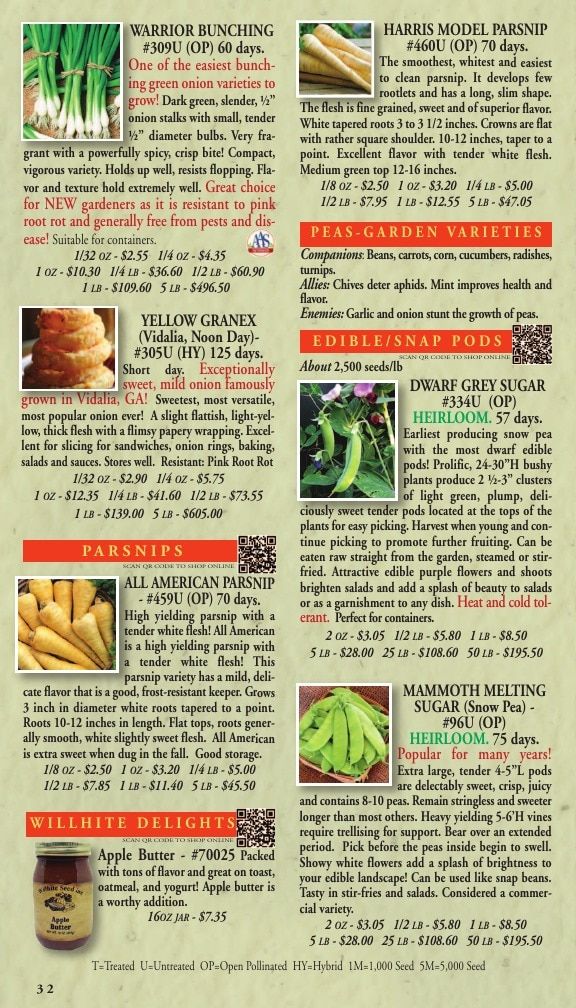 Willhite Seed Seed Catalog Weekly Ad January 1 - December 31, 2026