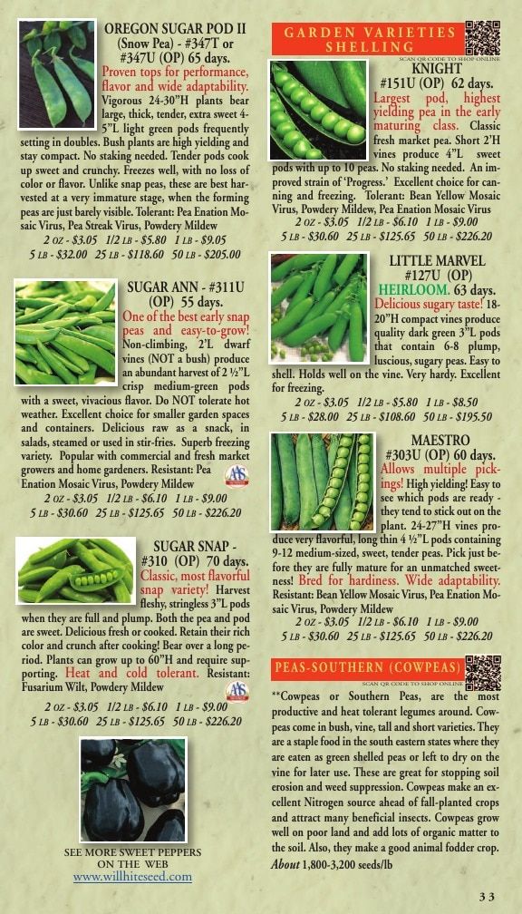 Willhite Seed Seed Catalog Weekly Ad January 1 - December 31, 2026