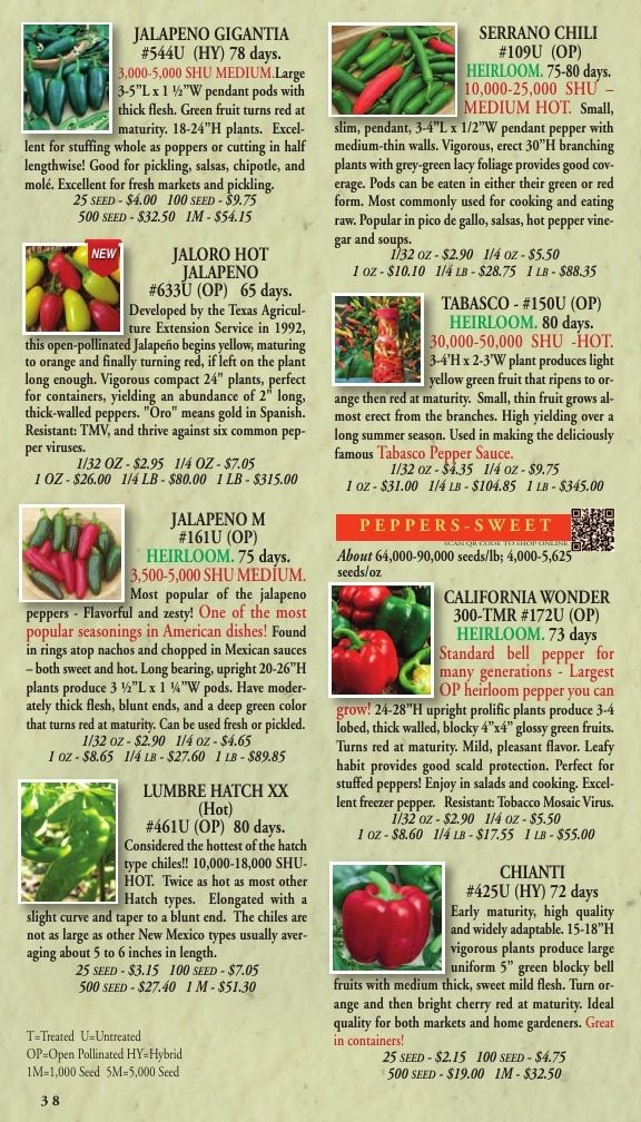 Willhite Seed Seed Catalog Weekly Ad January 1 - December 31, 2026