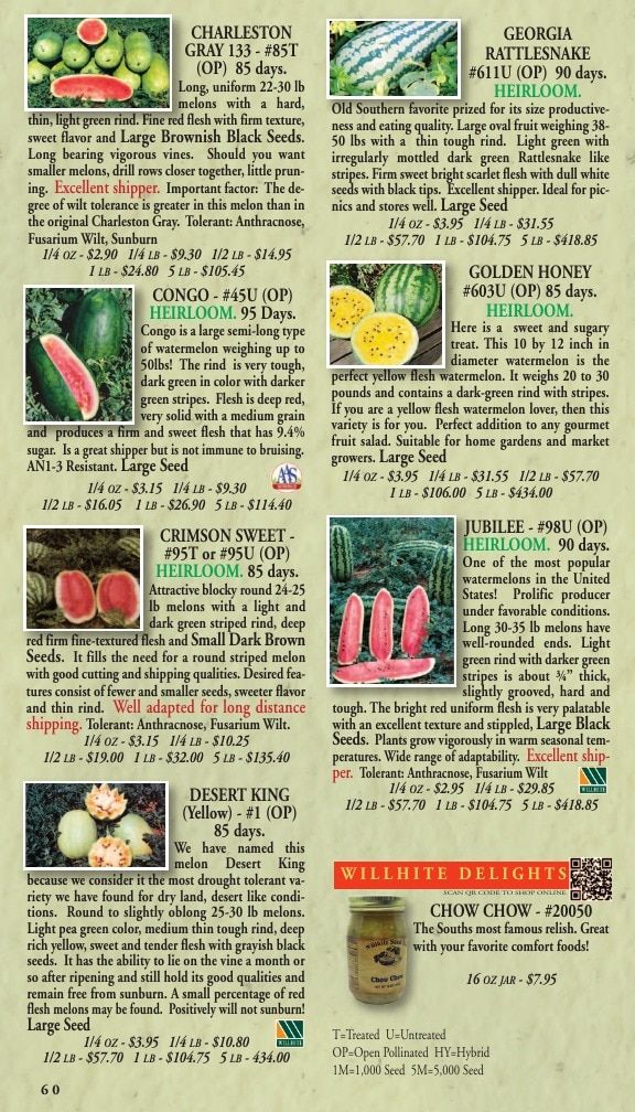 Willhite Seed Seed Catalog Weekly Ad January 1 - December 31, 2026