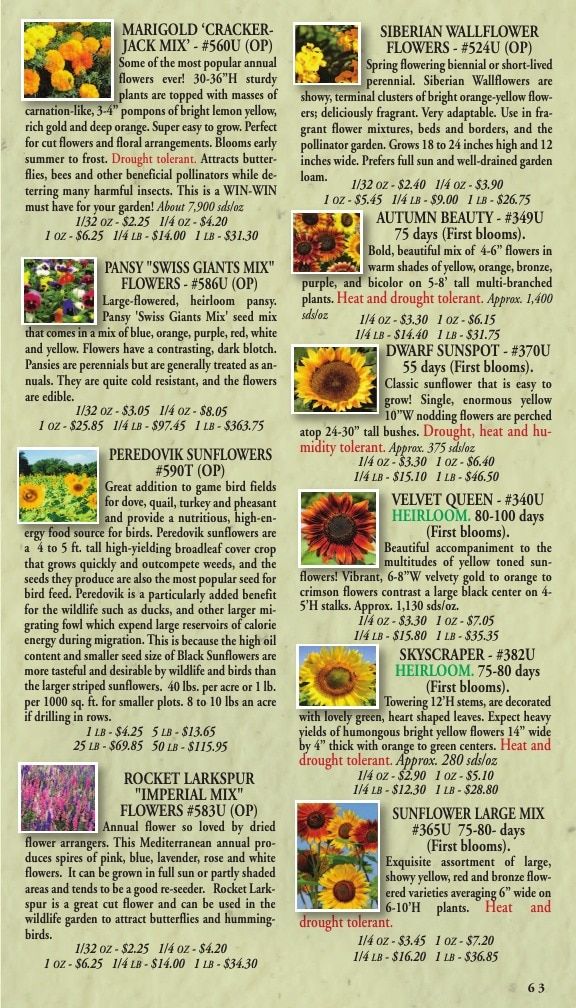Willhite Seed Seed Catalog Weekly Ad January 1 - December 31, 2026