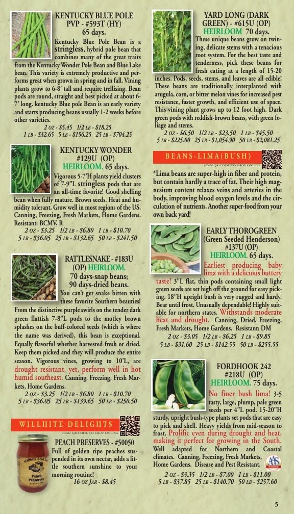Willhite Seed Seed Catalog Weekly Ad January 1 - December 31, 2026