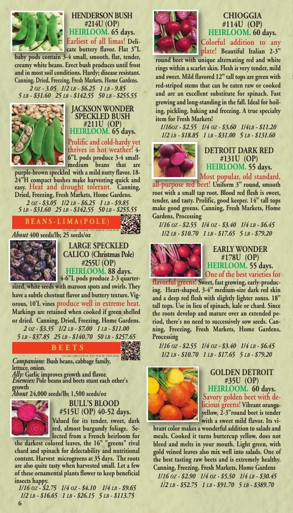 Willhite Seed Seed Catalog Weekly Ad January 1 - December 31, 2026