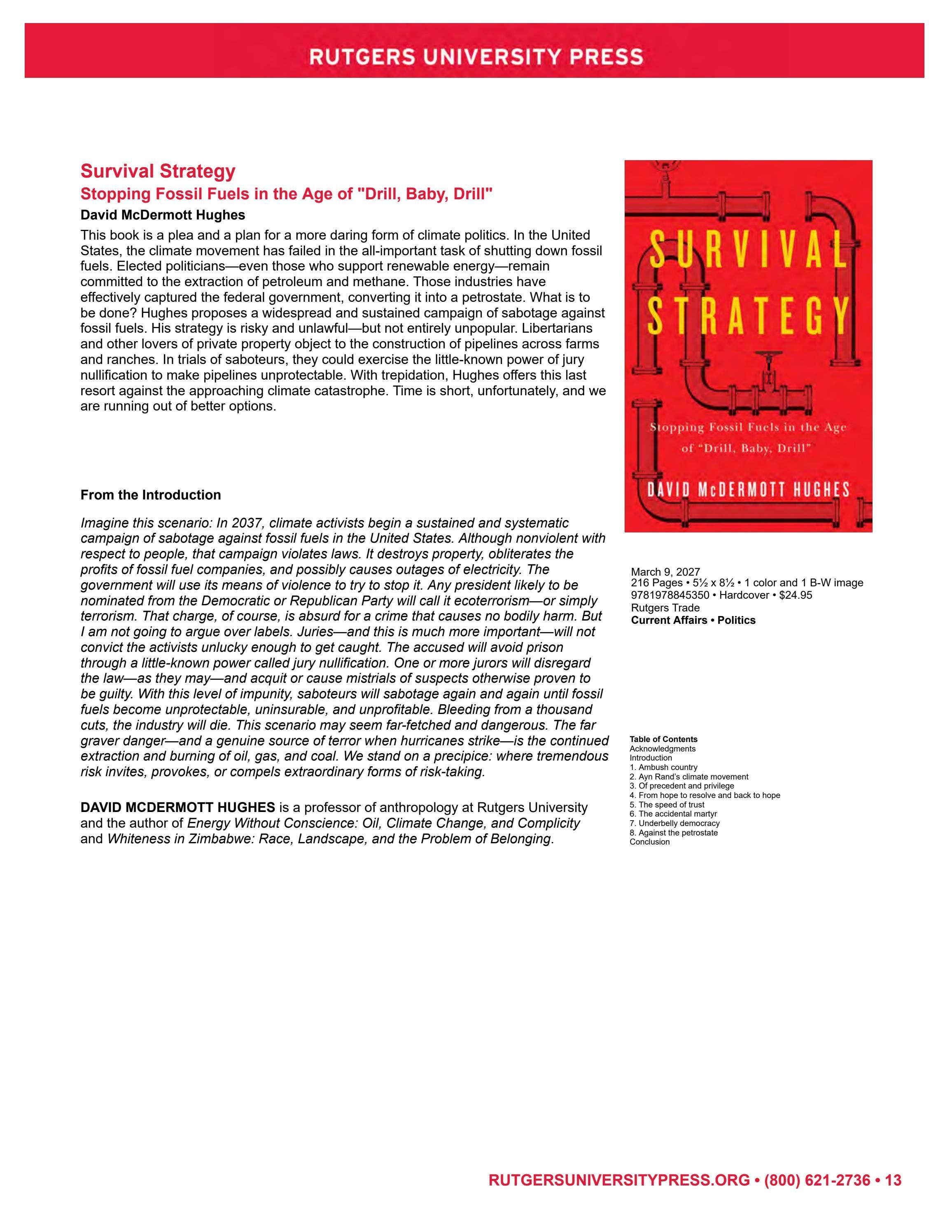 Rutgers University Press Fall and Winter Books Catalog Weekly Ad January 1 - December 31, 2026