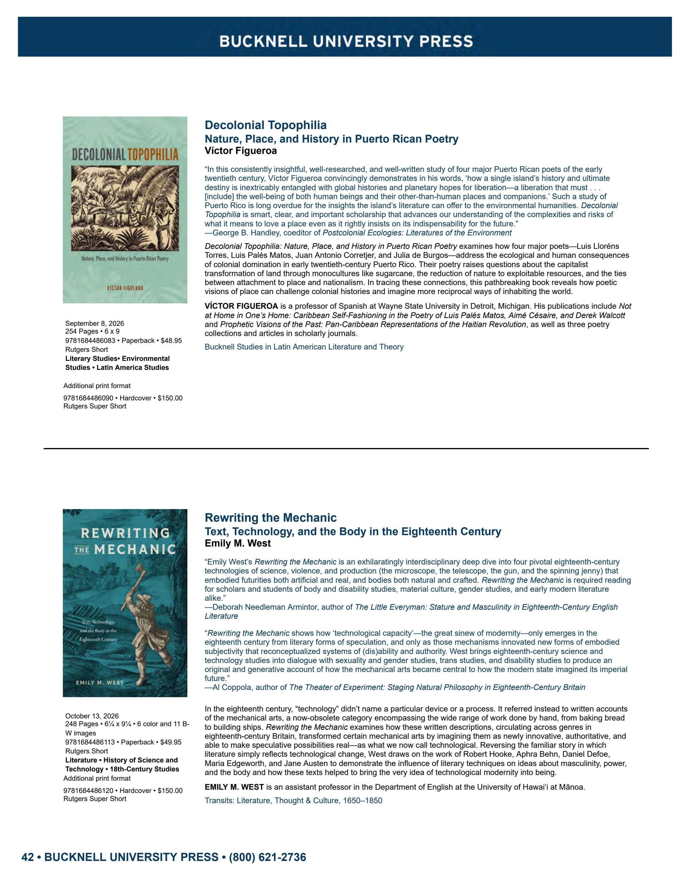 Rutgers University Press Fall and Winter Books Catalog Weekly Ad January 1 - December 31, 2026