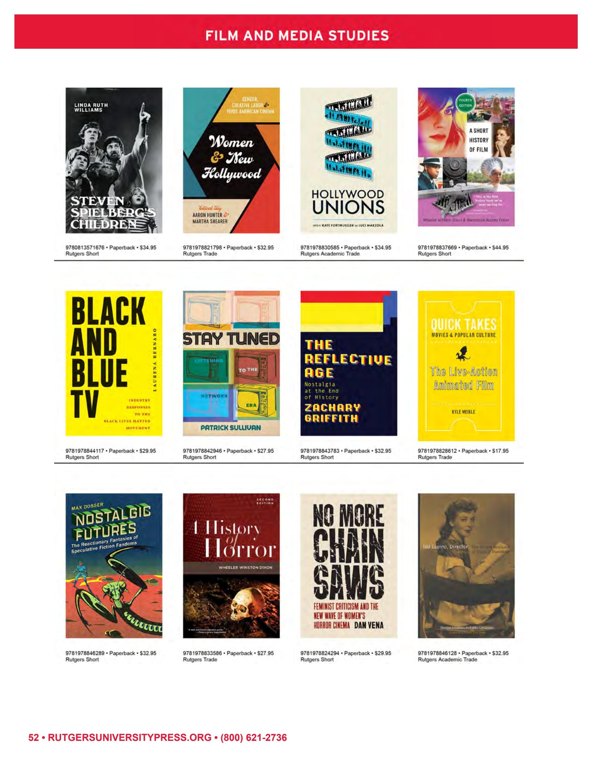 Rutgers University Press Fall and Winter Books Catalog Weekly Ad January 1 - December 31, 2026