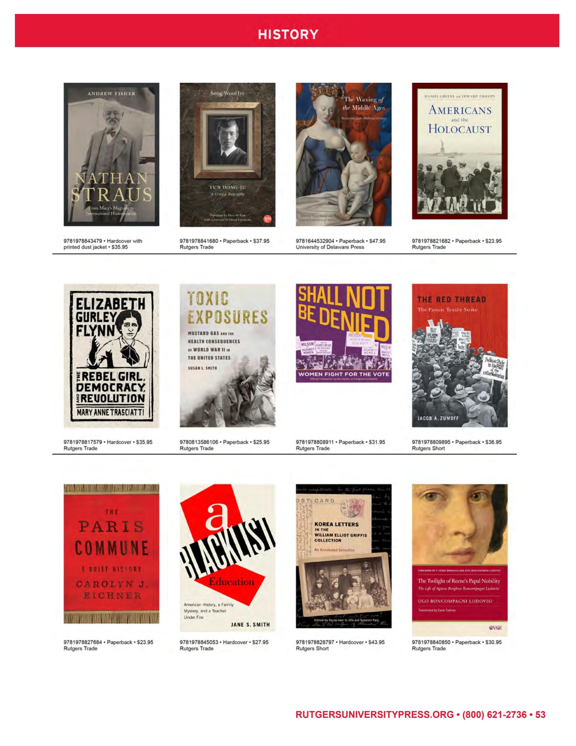Rutgers University Press Fall and Winter Books Catalog Weekly Ad January 1 - December 31, 2026