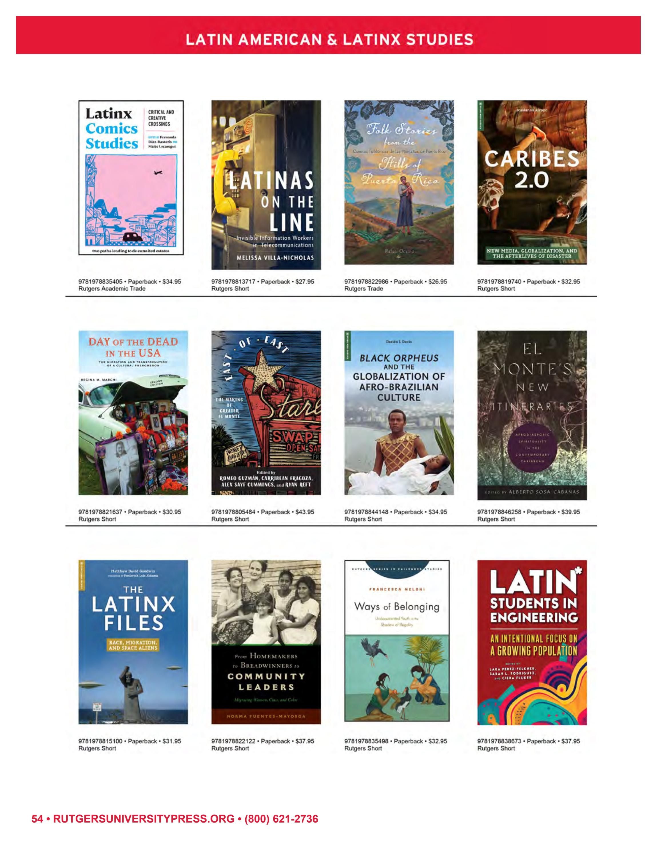 Rutgers University Press Fall and Winter Books Catalog Weekly Ad January 1 - December 31, 2026