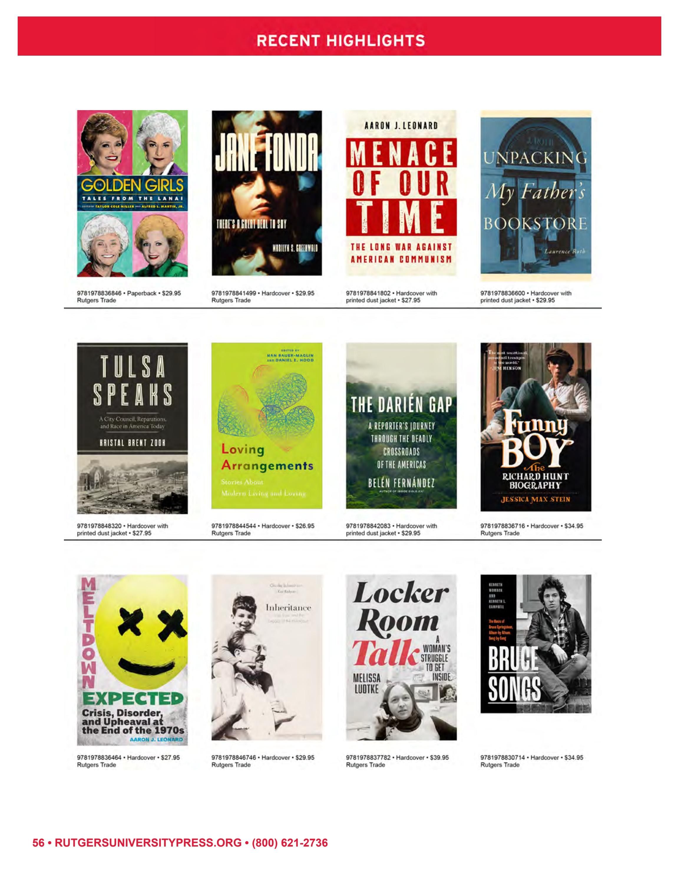 Rutgers University Press Fall and Winter Books Catalog Weekly Ad January 1 - December 31, 2026