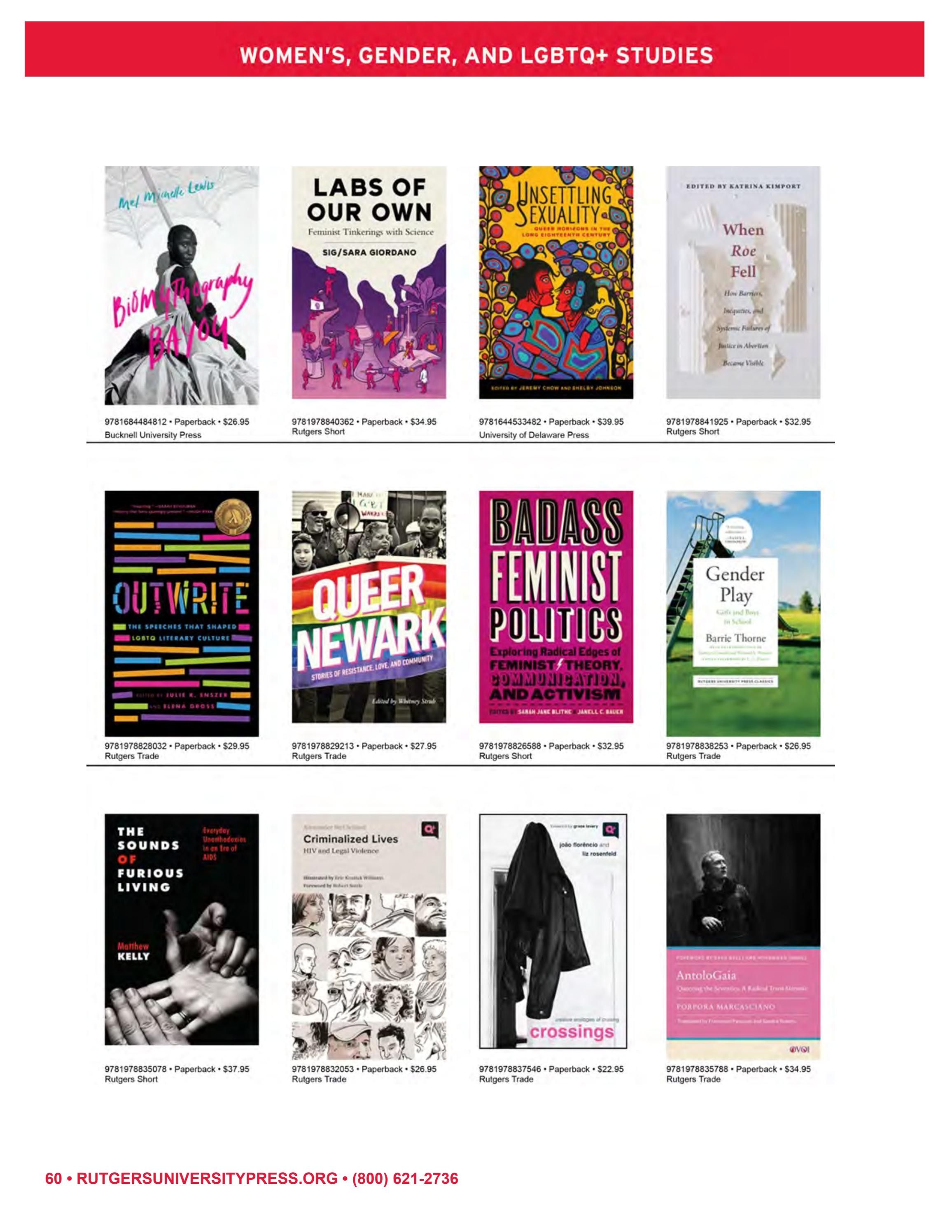 Rutgers University Press Fall and Winter Books Catalog Weekly Ad January 1 - December 31, 2026
