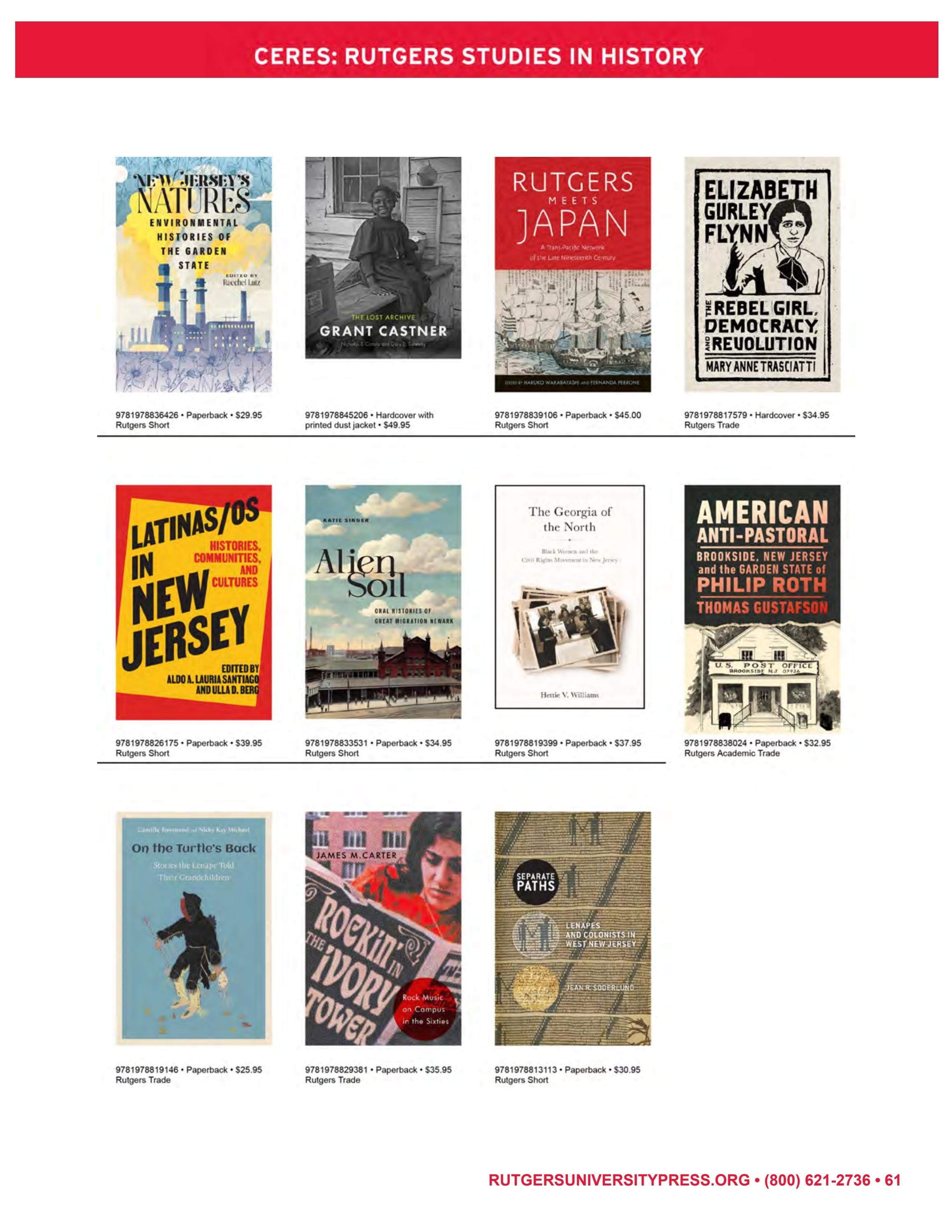 Rutgers University Press Fall and Winter Books Catalog Weekly Ad January 1 - December 31, 2026