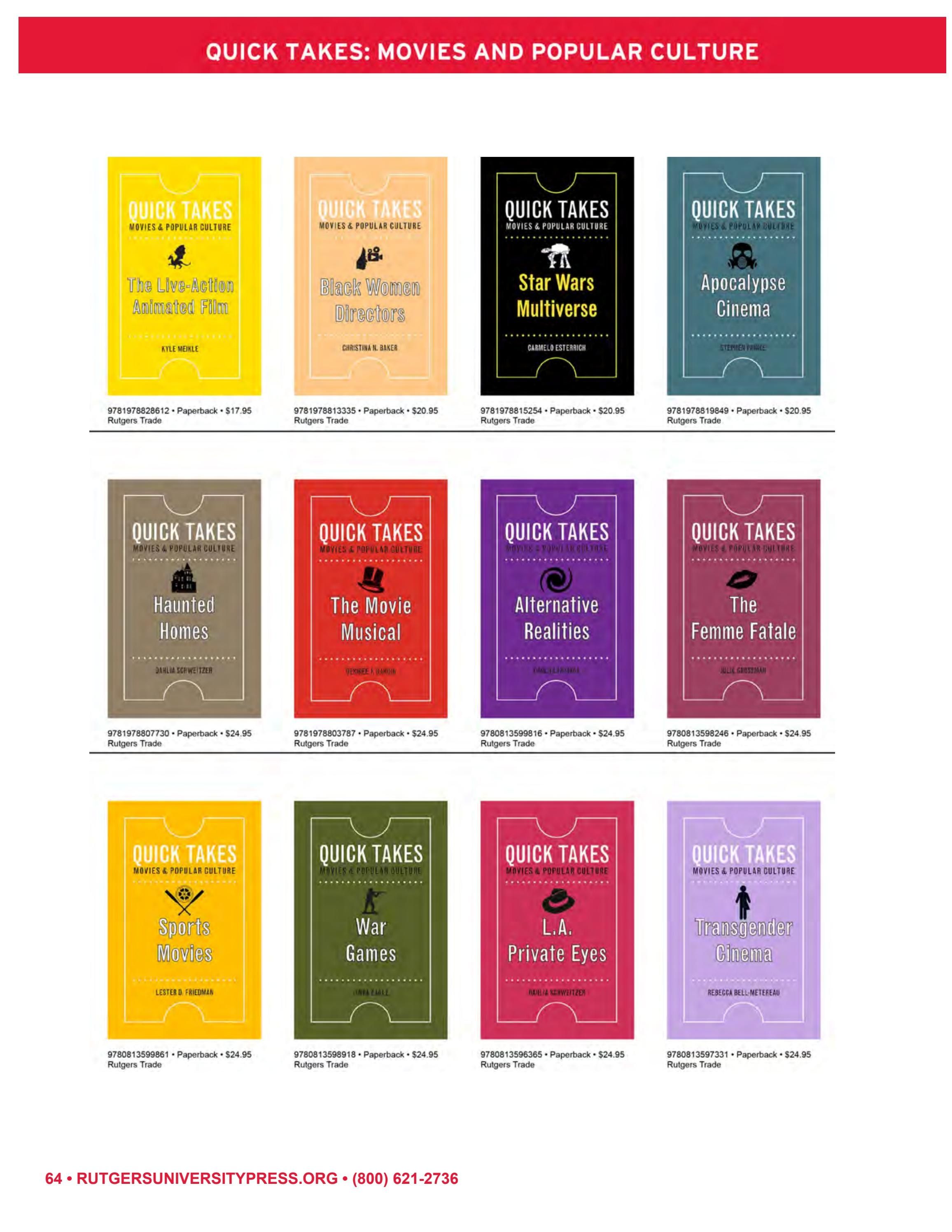 Rutgers University Press Fall and Winter Books Catalog Weekly Ad January 1 - December 31, 2026