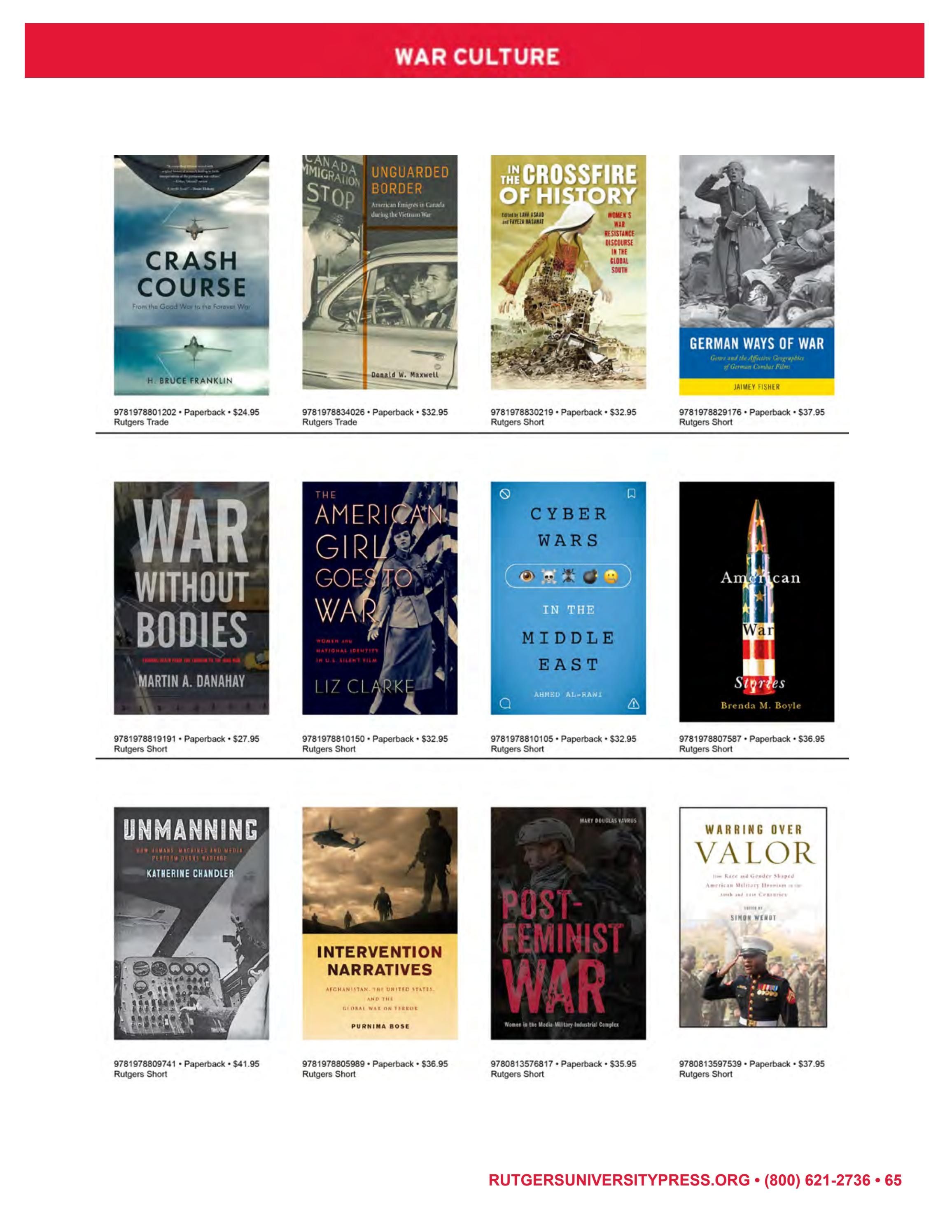 Rutgers University Press Fall and Winter Books Catalog Weekly Ad January 1 - December 31, 2026