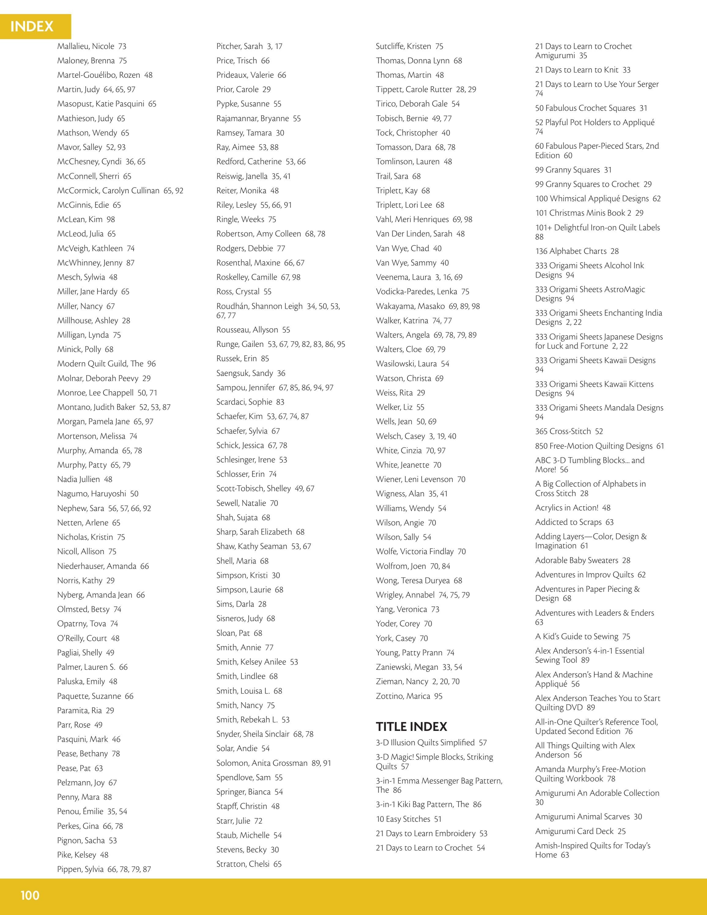 C&T Publishing Fall Book and Craft Catalog Weekly Ad January 1 - December 31, 2026