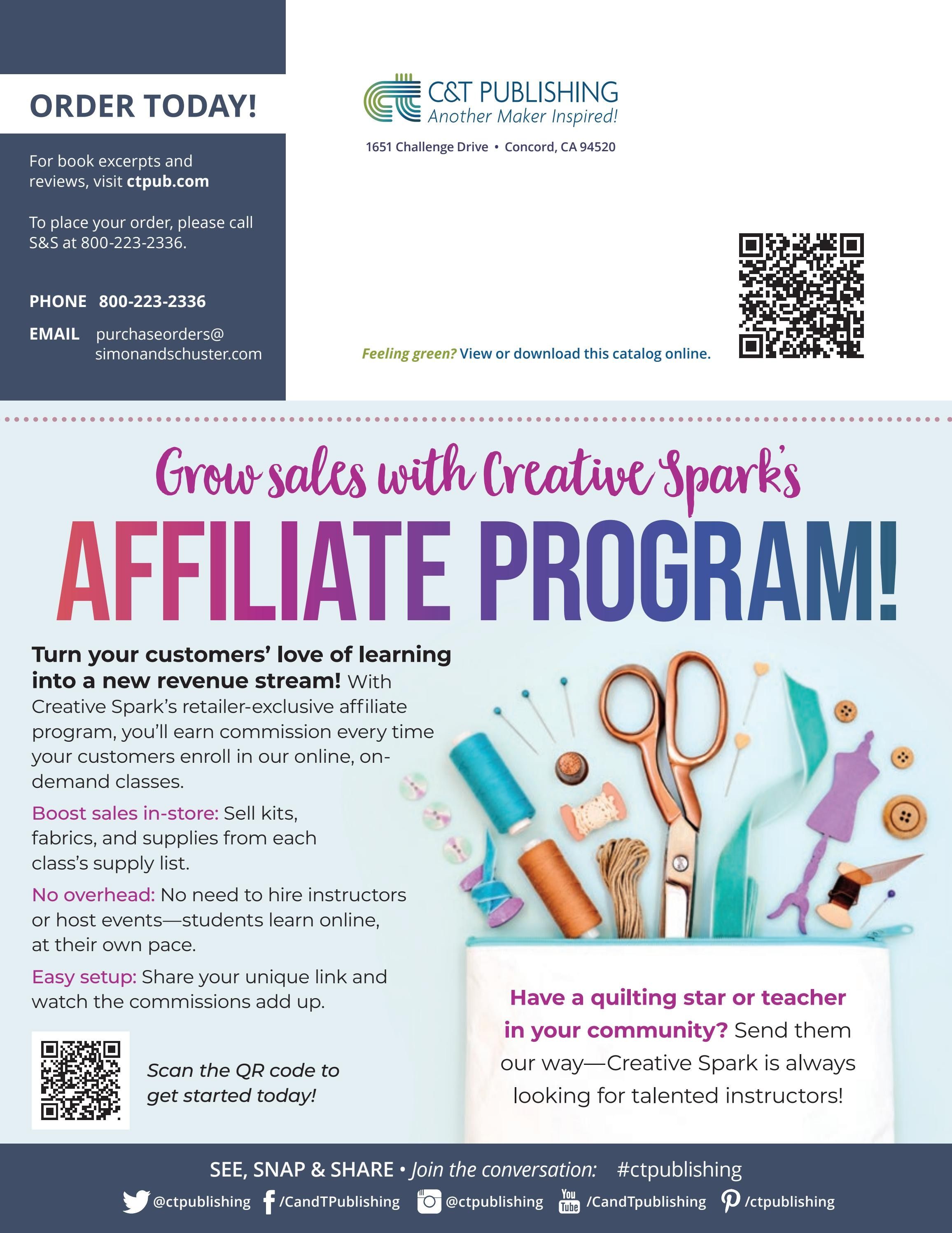 C&T Publishing Fall Book and Craft Catalog Weekly Ad January 1 - December 31, 2026