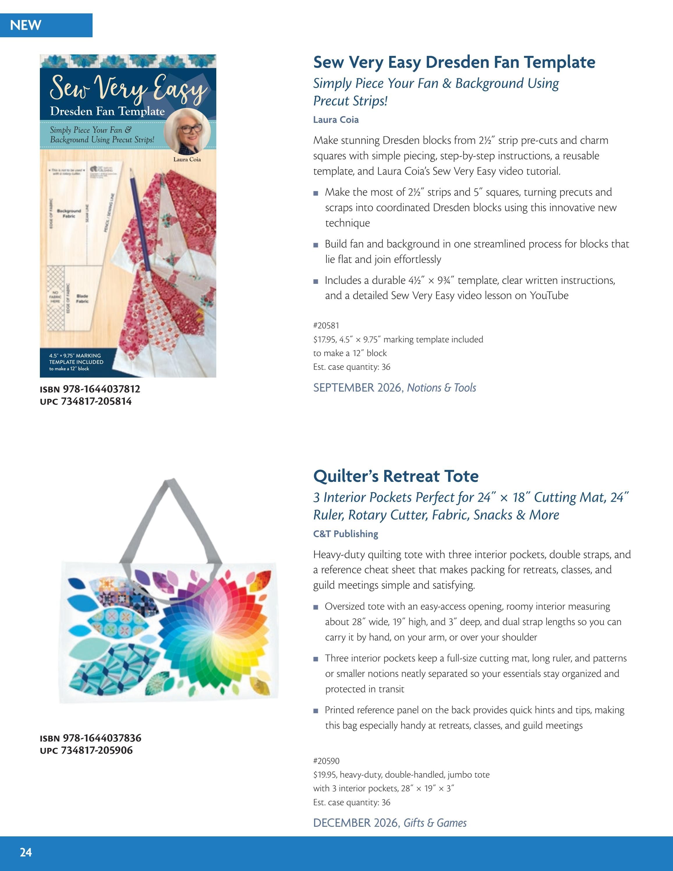 C&T Publishing Fall Book and Craft Catalog Weekly Ad January 1 - December 31, 2026