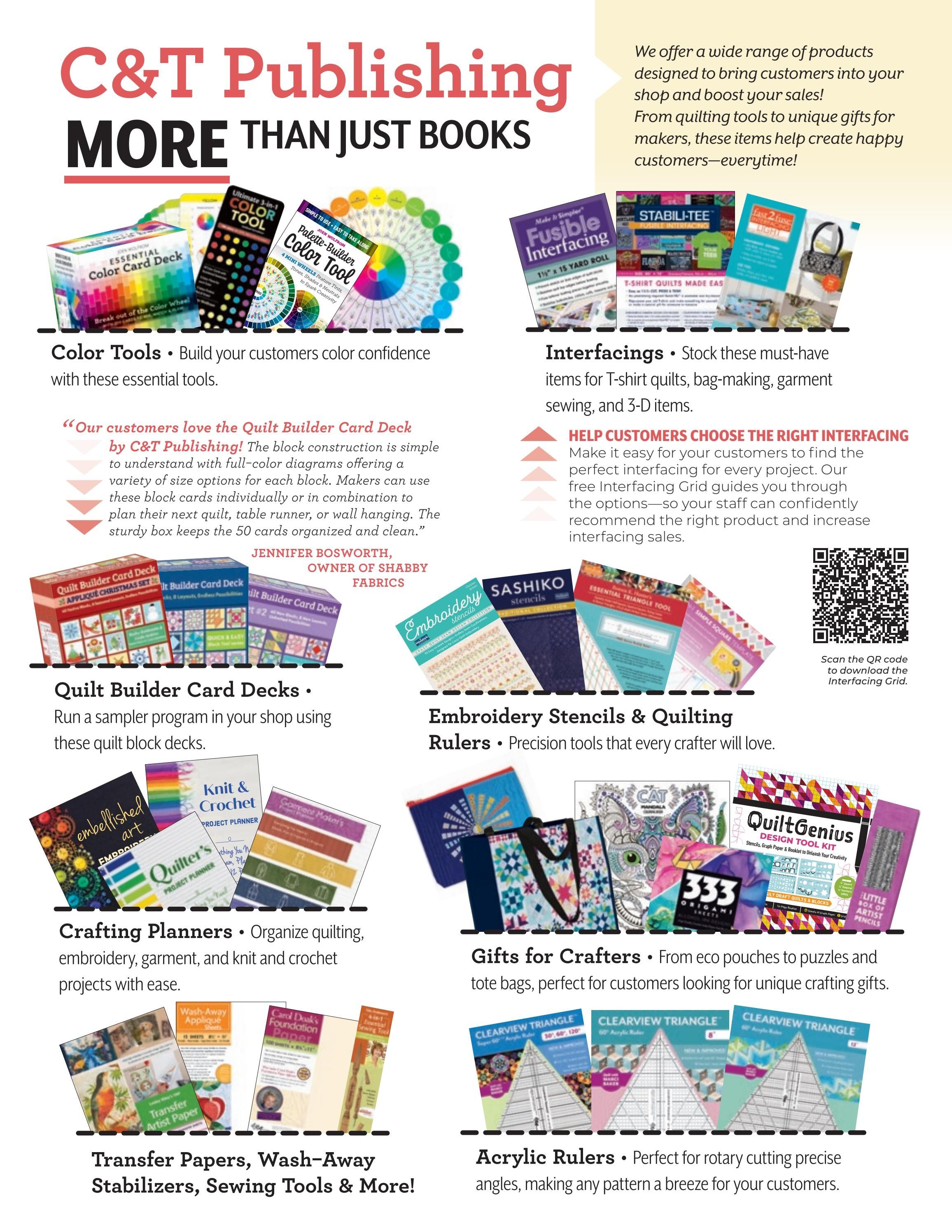 C&T Publishing Fall Book and Craft Catalog Weekly Ad January 1 - December 31, 2026
