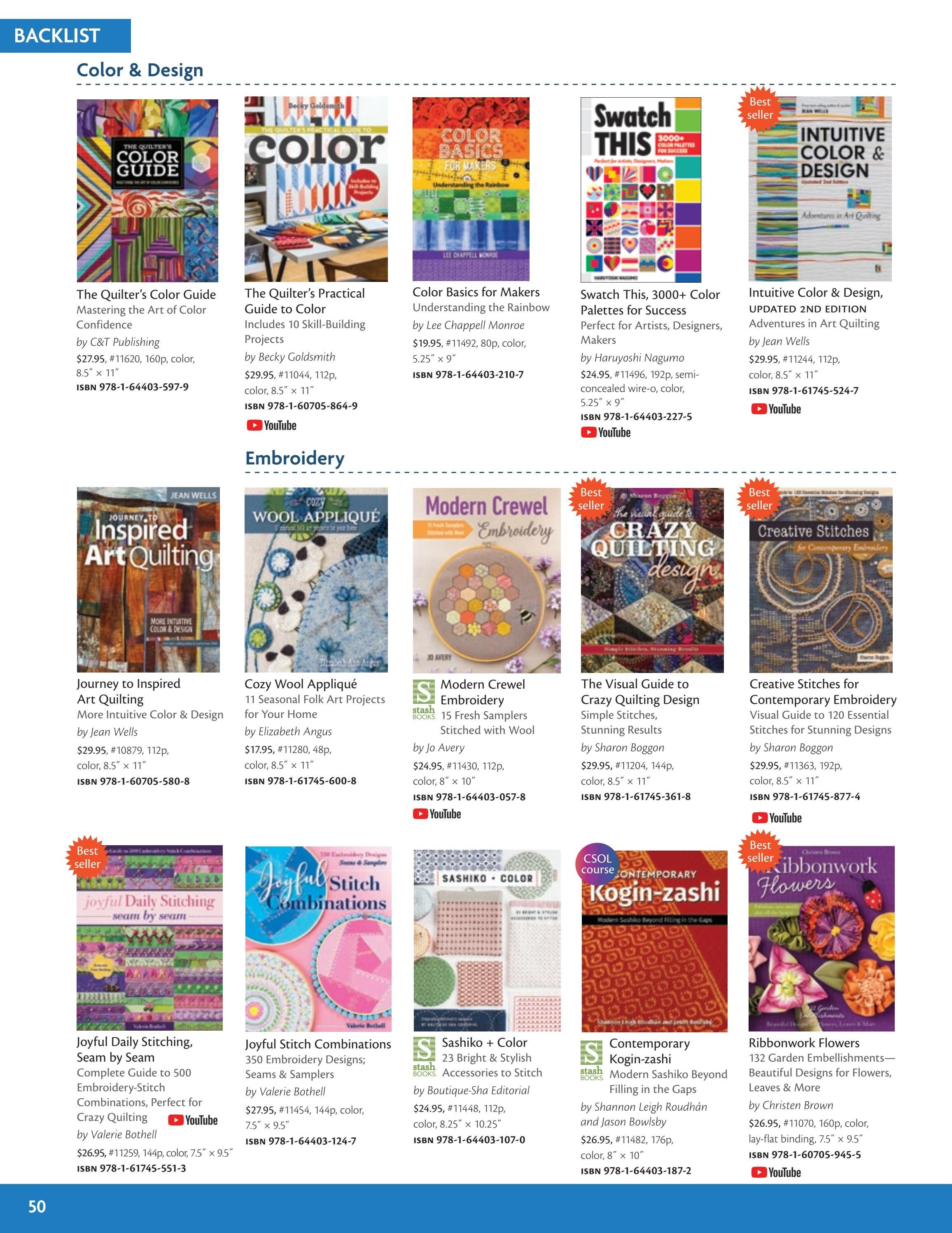 C&T Publishing Fall Book and Craft Catalog Weekly Ad January 1 - December 31, 2026