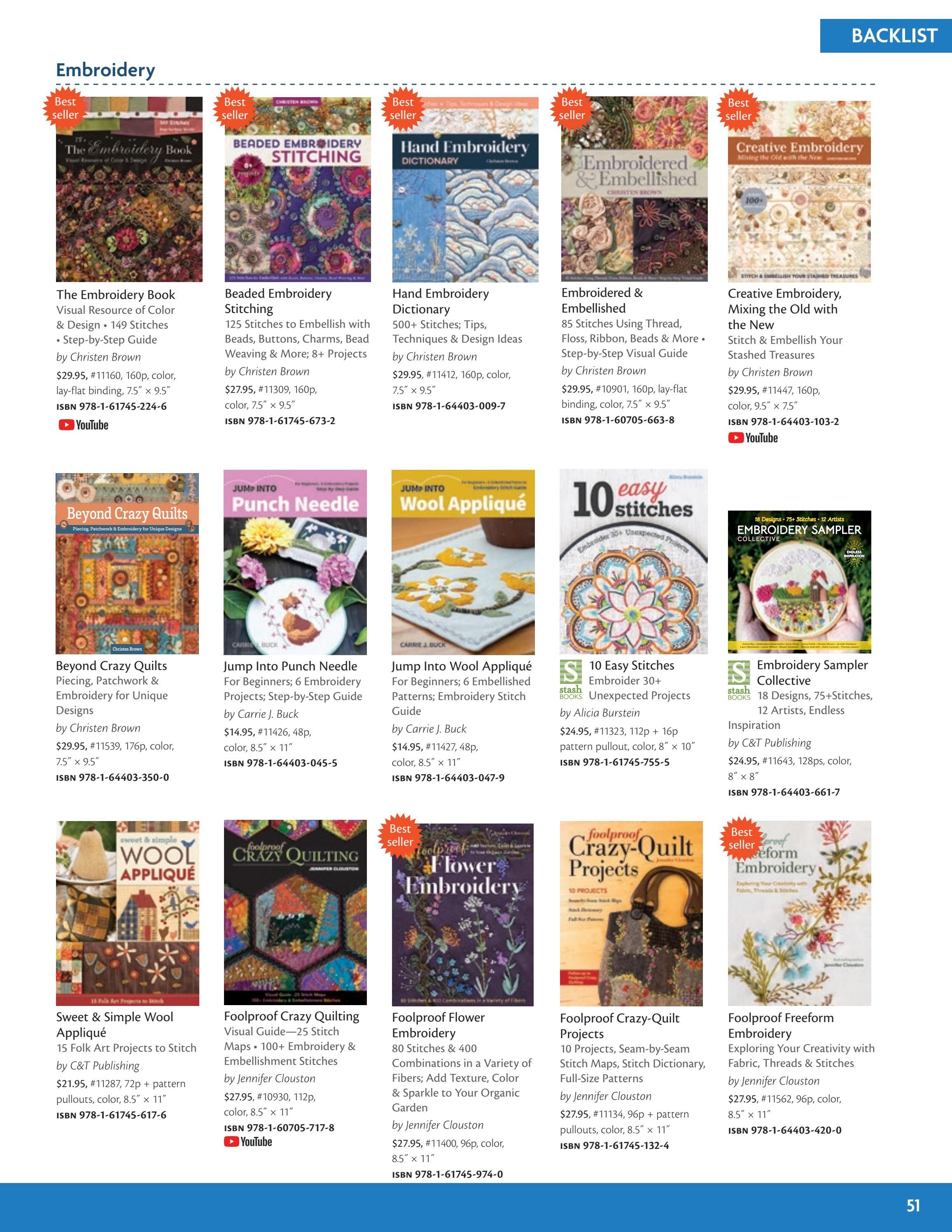 C&T Publishing Fall Book and Craft Catalog Weekly Ad January 1 - December 31, 2026