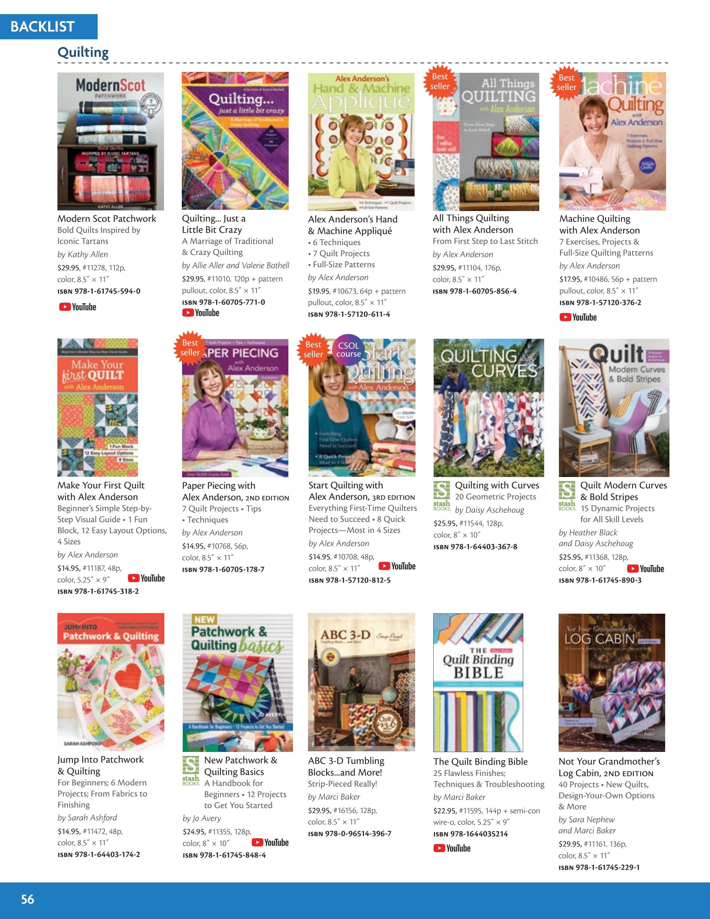 C&T Publishing Fall Book and Craft Catalog Weekly Ad January 1 - December 31, 2026