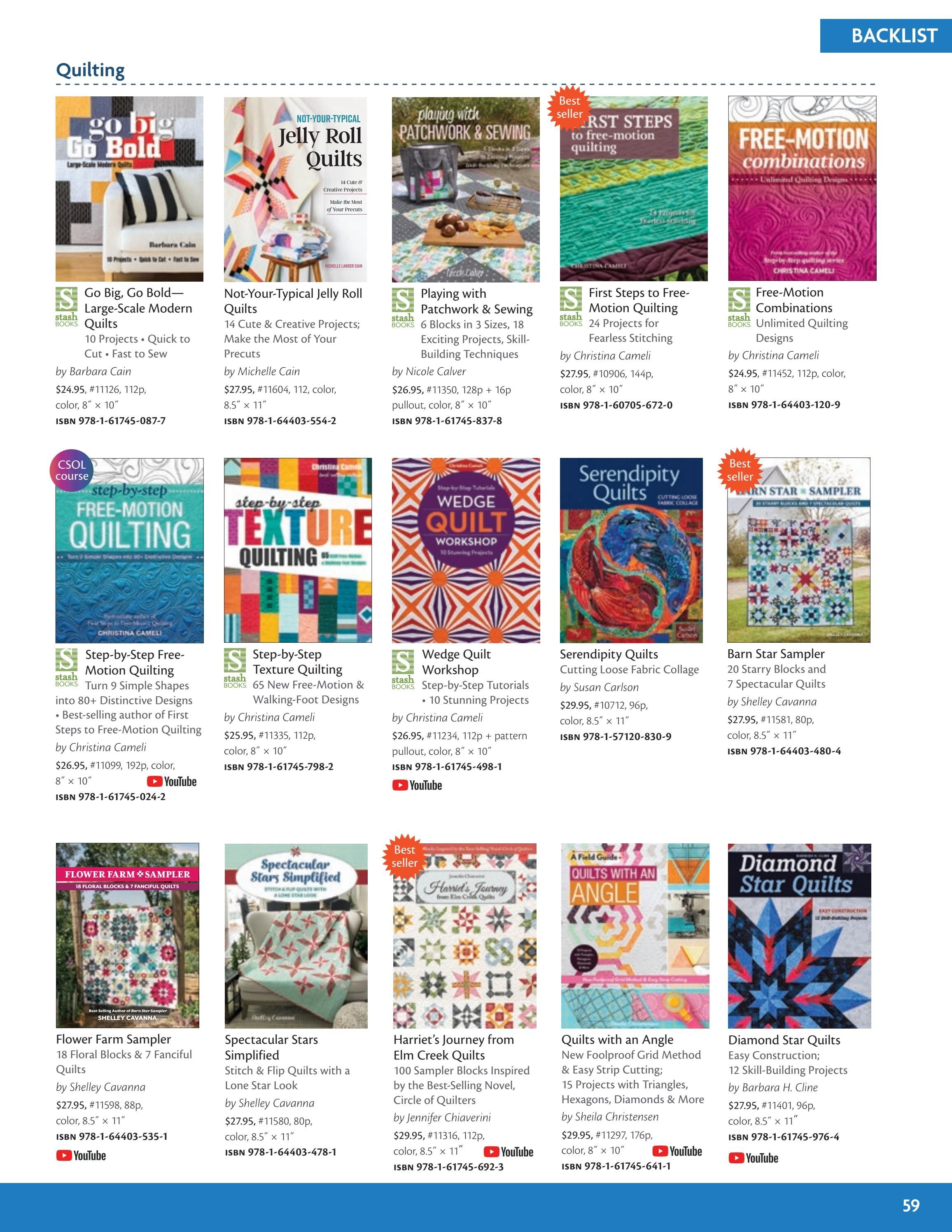 C&T Publishing Fall Book and Craft Catalog Weekly Ad January 1 - December 31, 2026