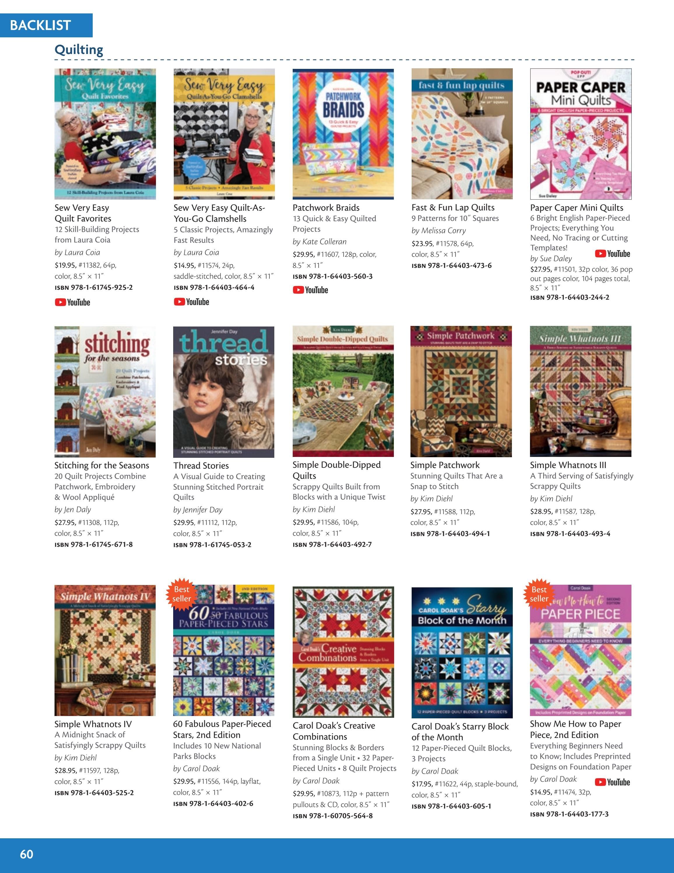 C&T Publishing Fall Book and Craft Catalog Weekly Ad January 1 - December 31, 2026