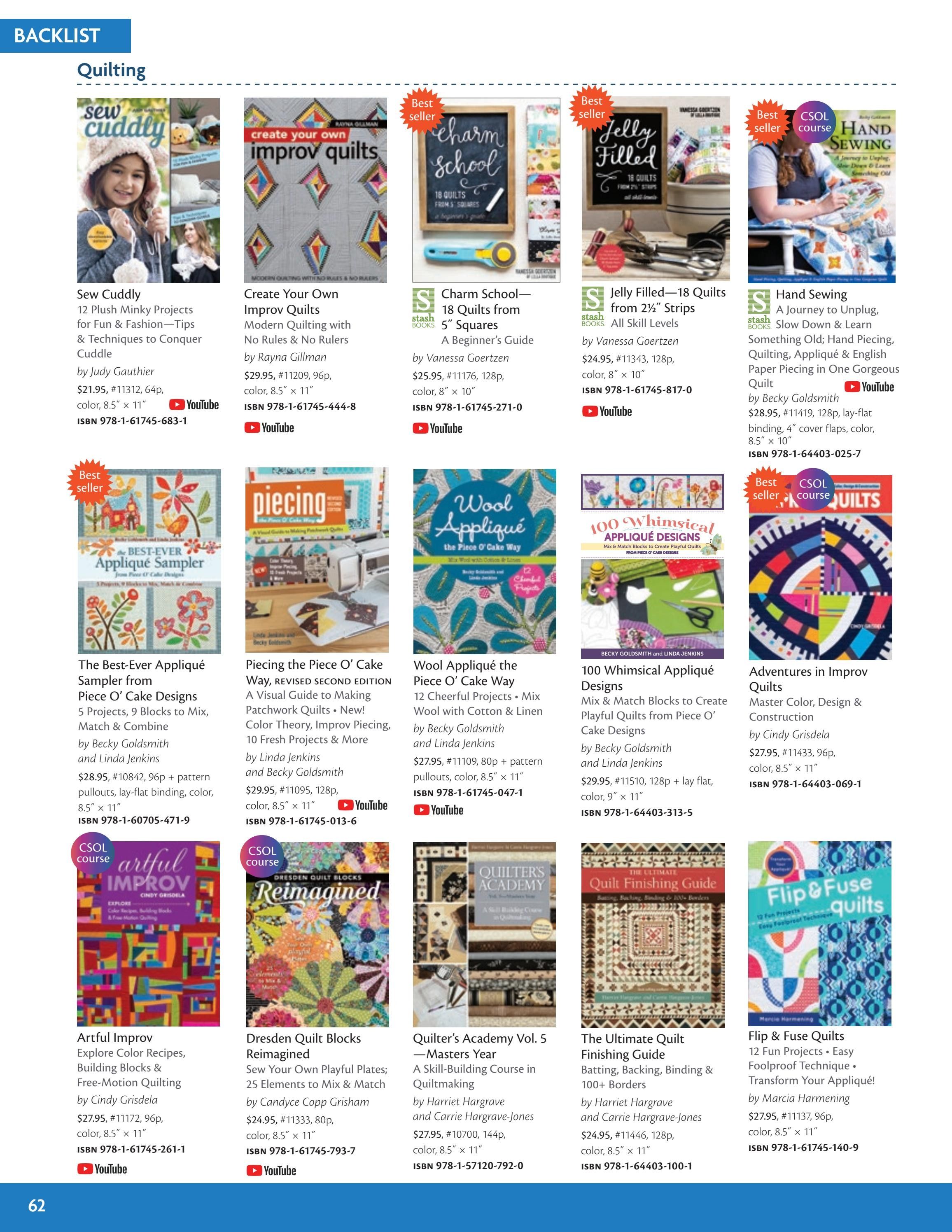 C&T Publishing Fall Book and Craft Catalog Weekly Ad January 1 - December 31, 2026