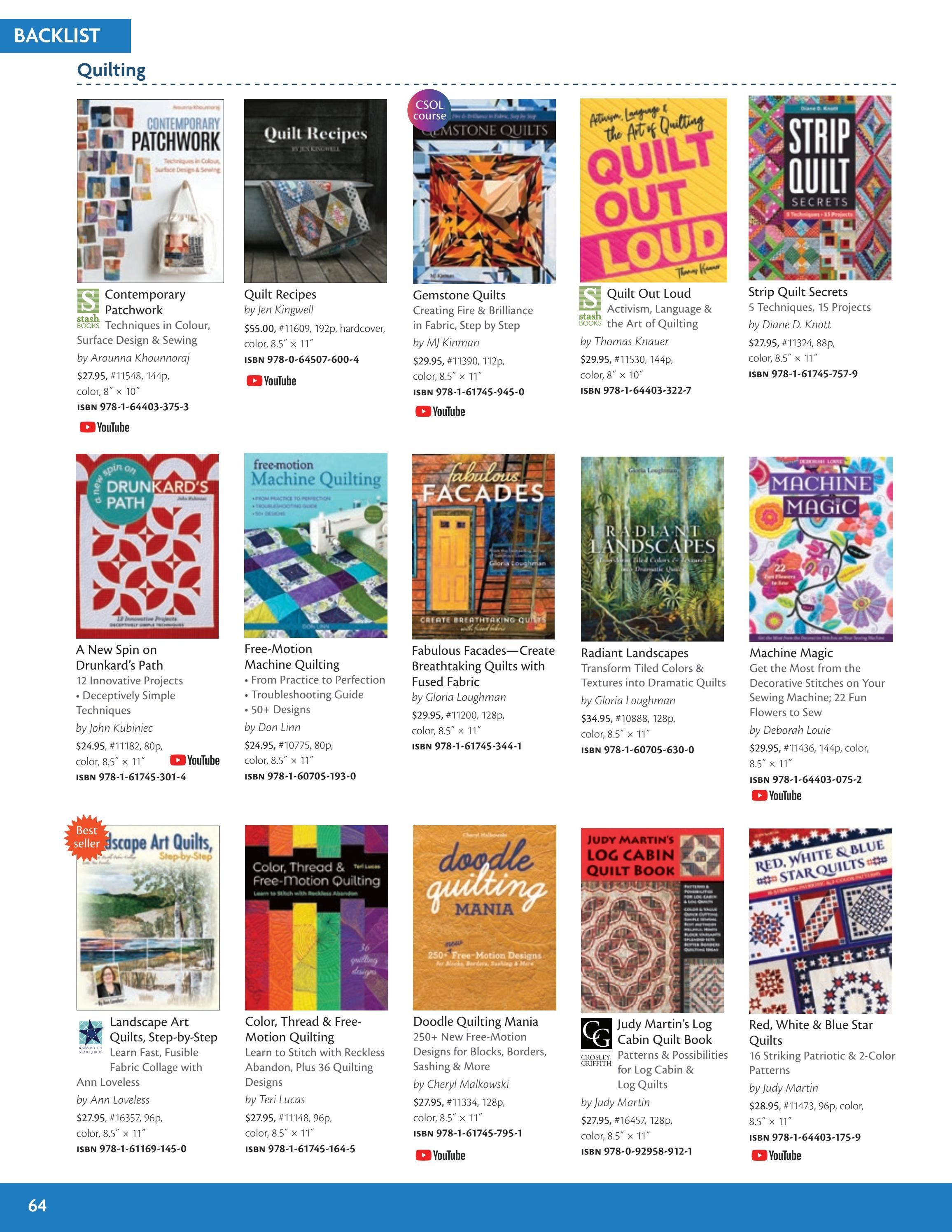 C&T Publishing Fall Book and Craft Catalog Weekly Ad January 1 - December 31, 2026