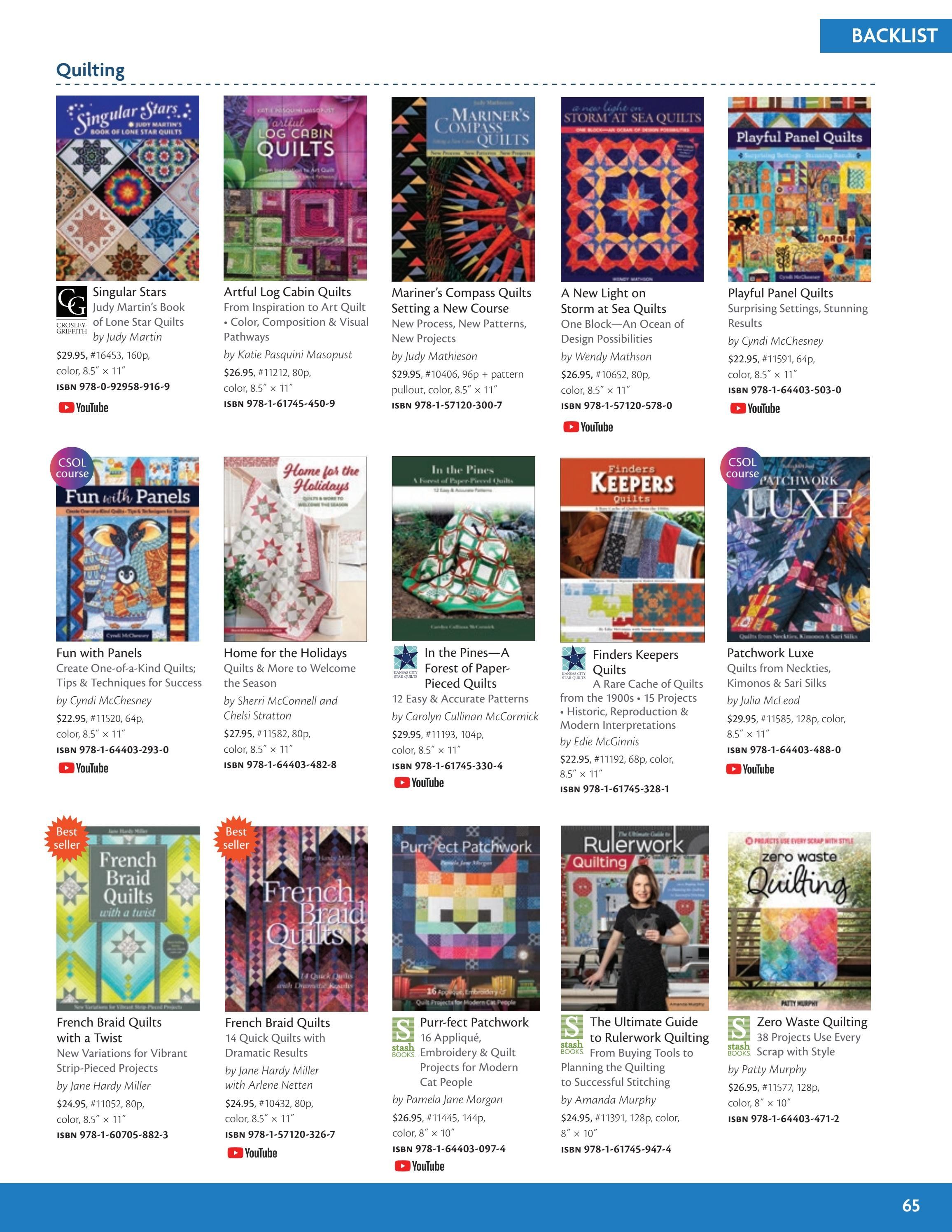 C&T Publishing Fall Book and Craft Catalog Weekly Ad January 1 - December 31, 2026