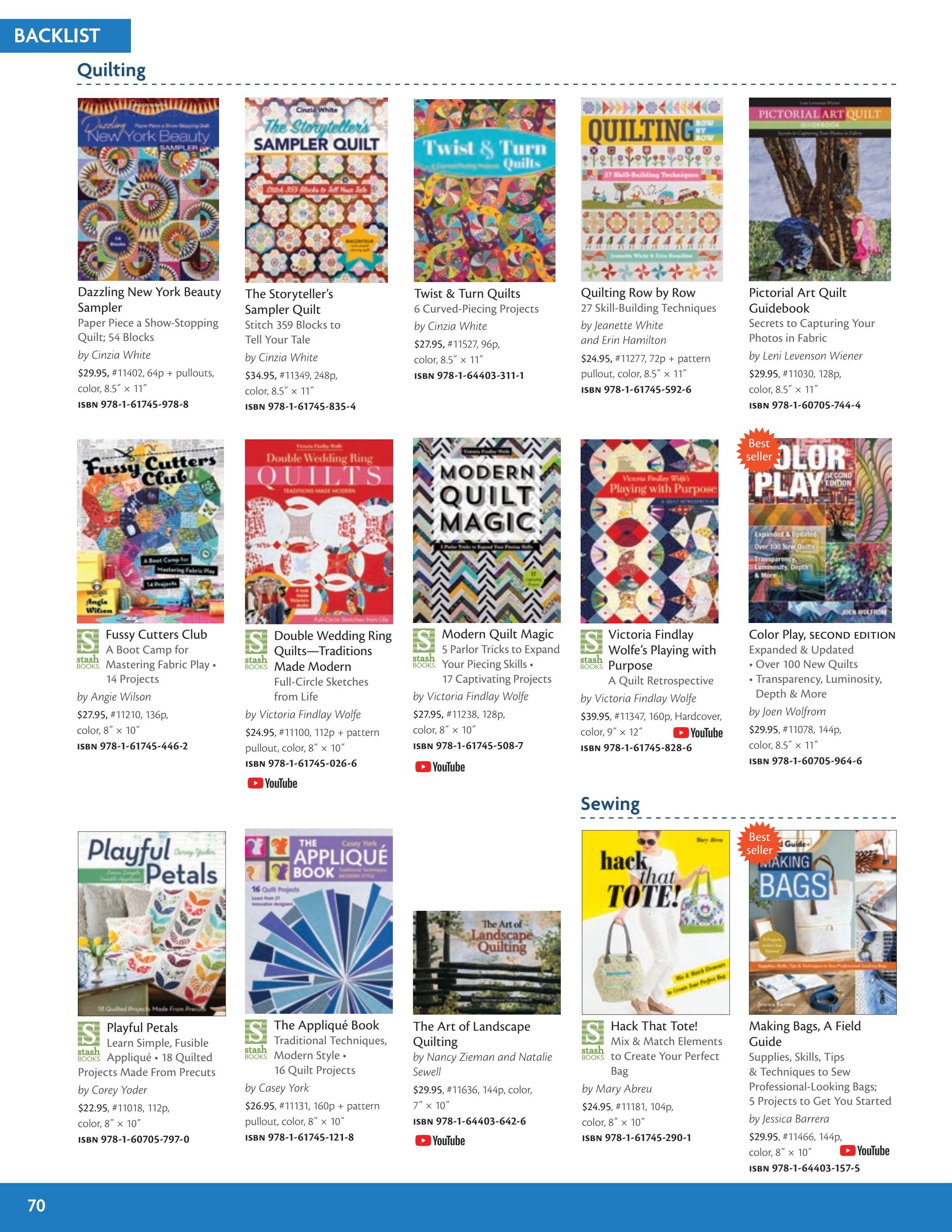 C&T Publishing Fall Book and Craft Catalog Weekly Ad January 1 - December 31, 2026