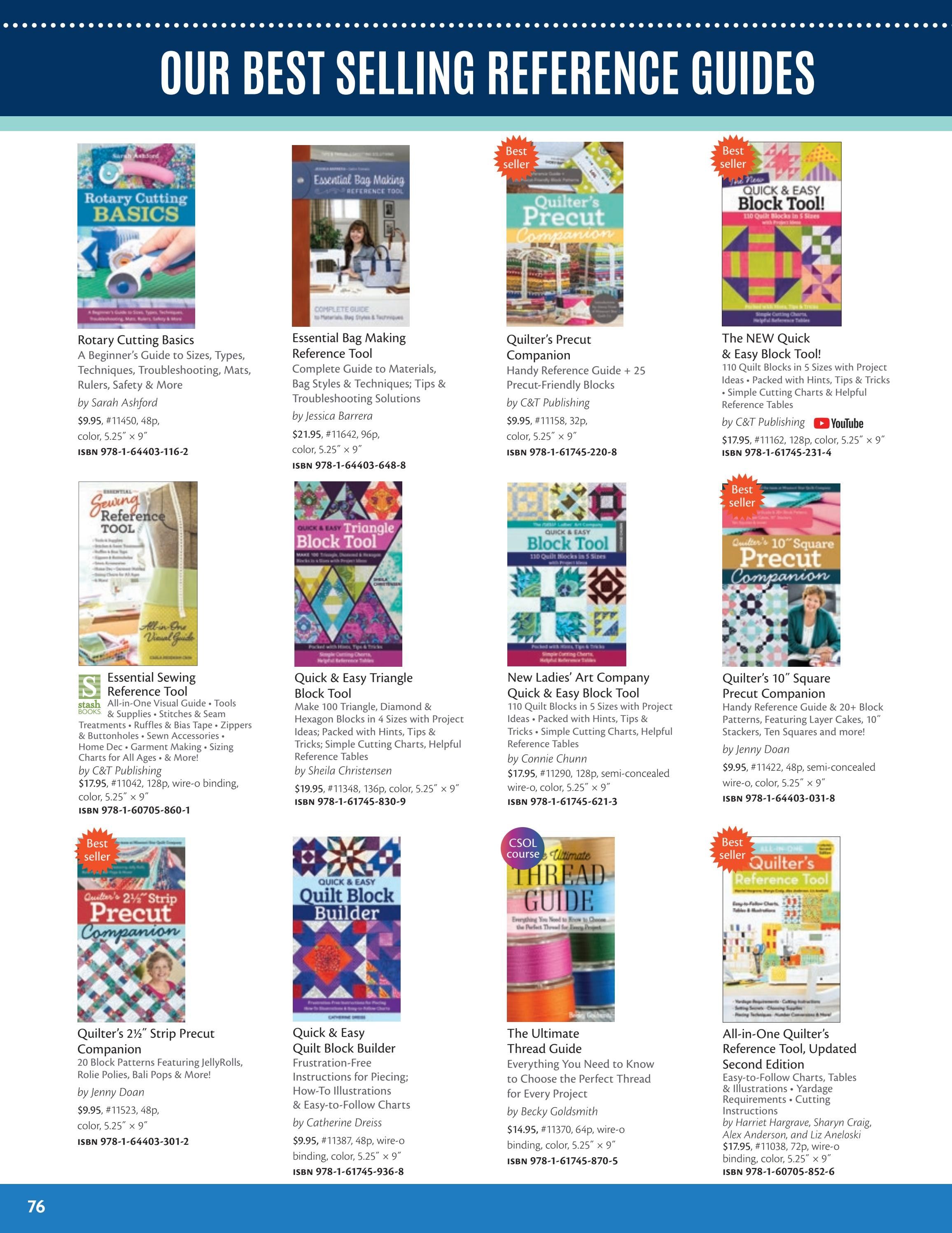C&T Publishing Fall Book and Craft Catalog Weekly Ad January 1 - December 31, 2026