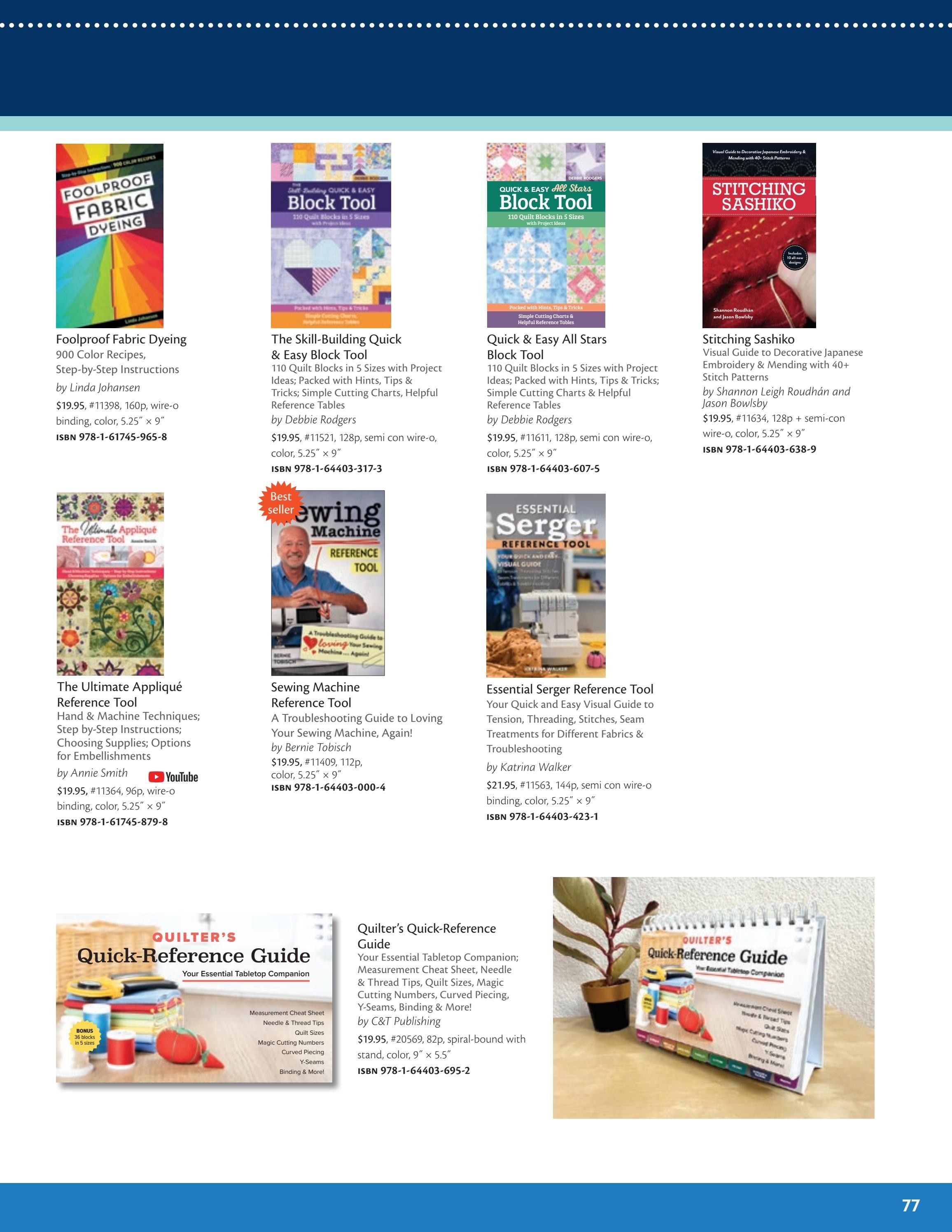 C&T Publishing Fall Book and Craft Catalog Weekly Ad January 1 - December 31, 2026