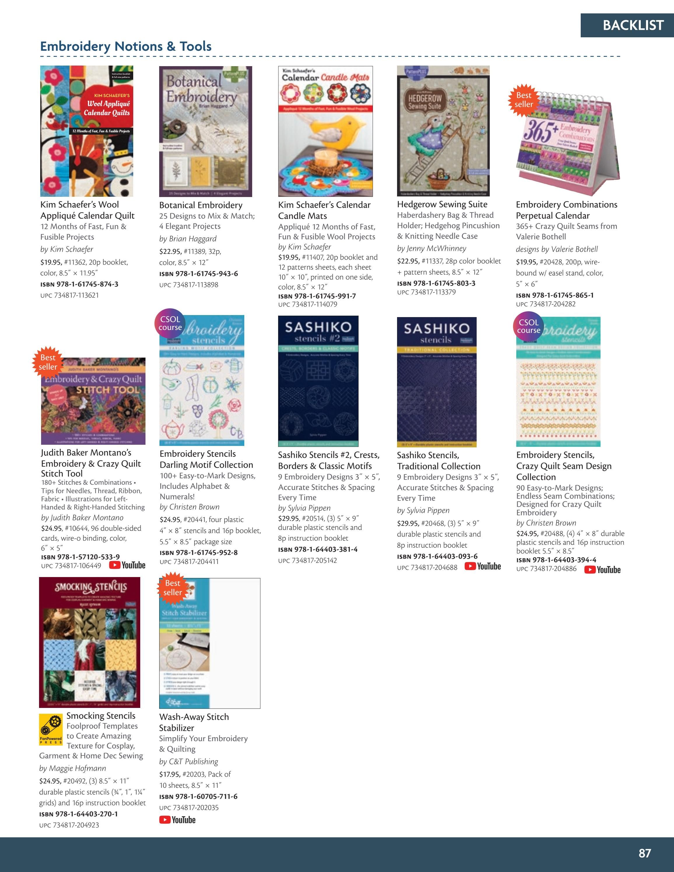 C&T Publishing Fall Book and Craft Catalog Weekly Ad January 1 - December 31, 2026