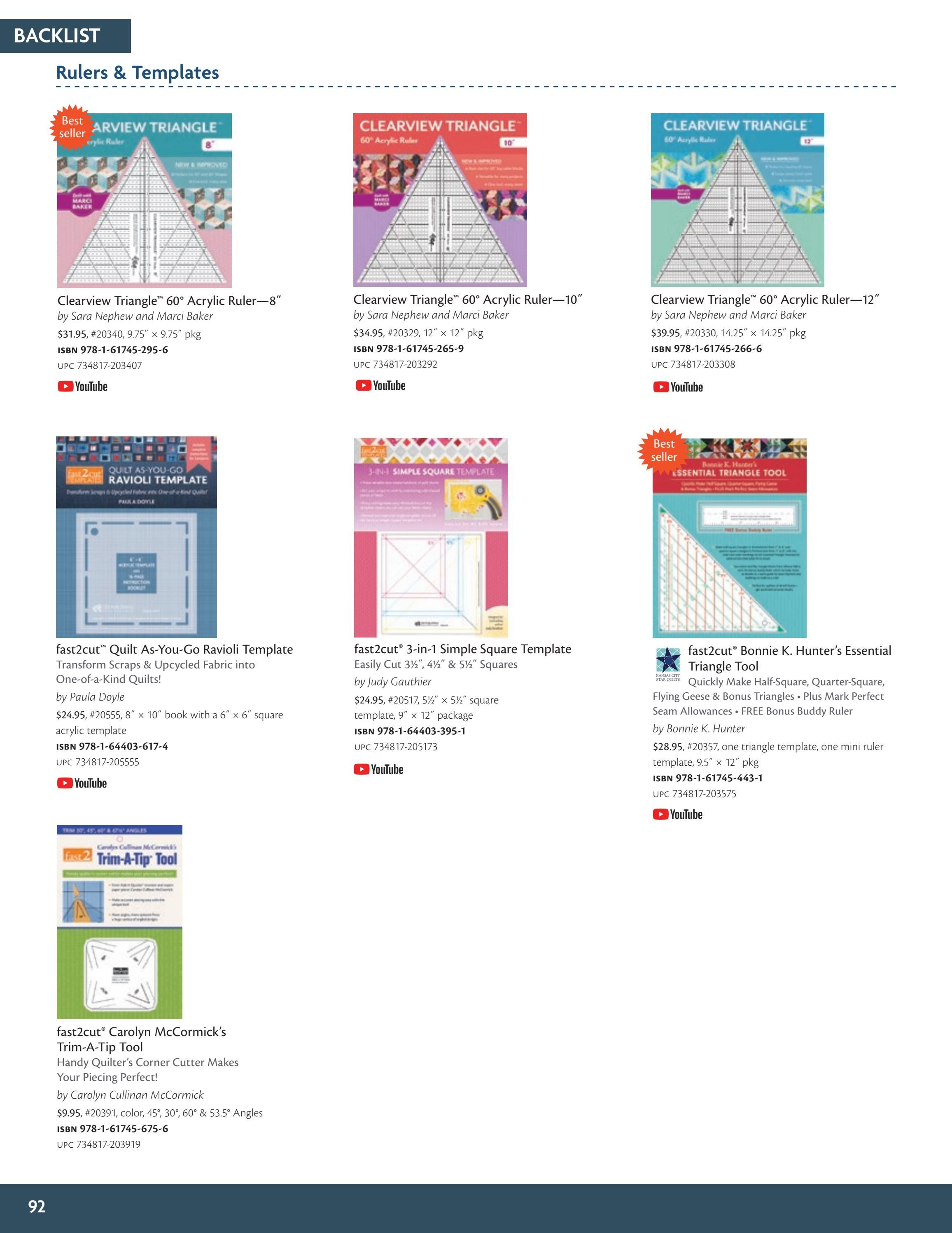 C&T Publishing Fall Book and Craft Catalog Weekly Ad January 1 - December 31, 2026