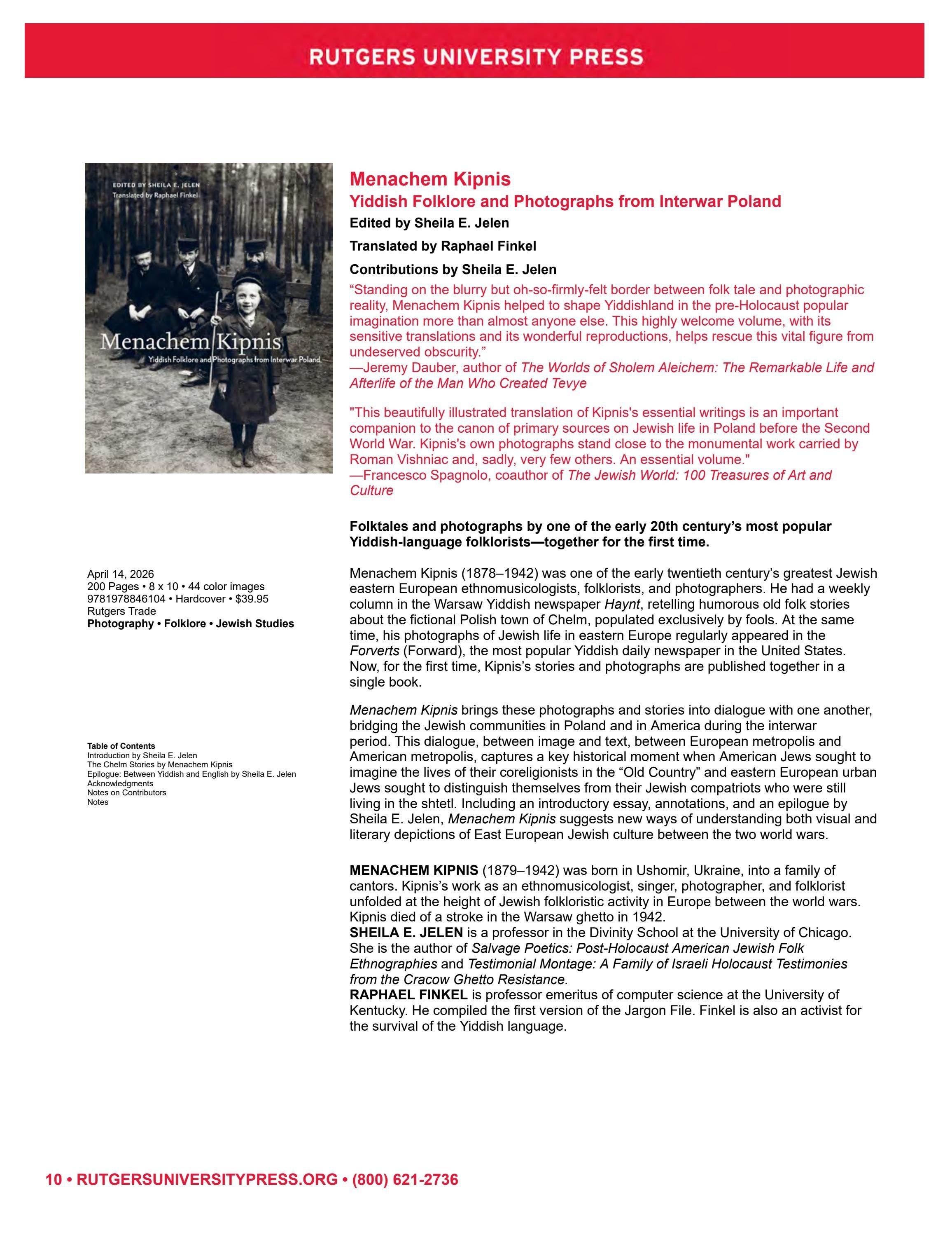 Rutgers University Press Spring and Summer Books Catalog Weekly Ad January 1 - December 31, 2026