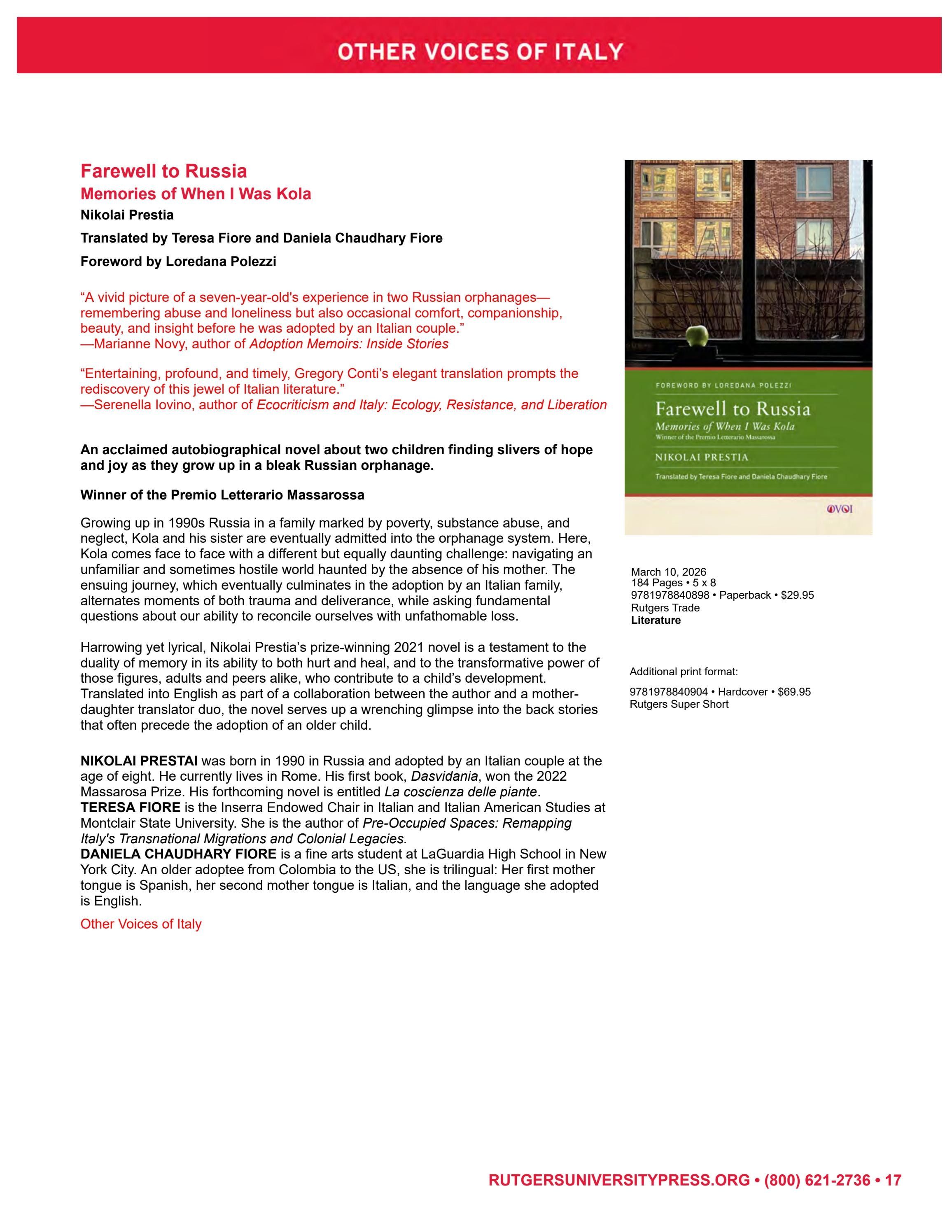 Rutgers University Press Spring and Summer Books Catalog Weekly Ad January 1 - December 31, 2026