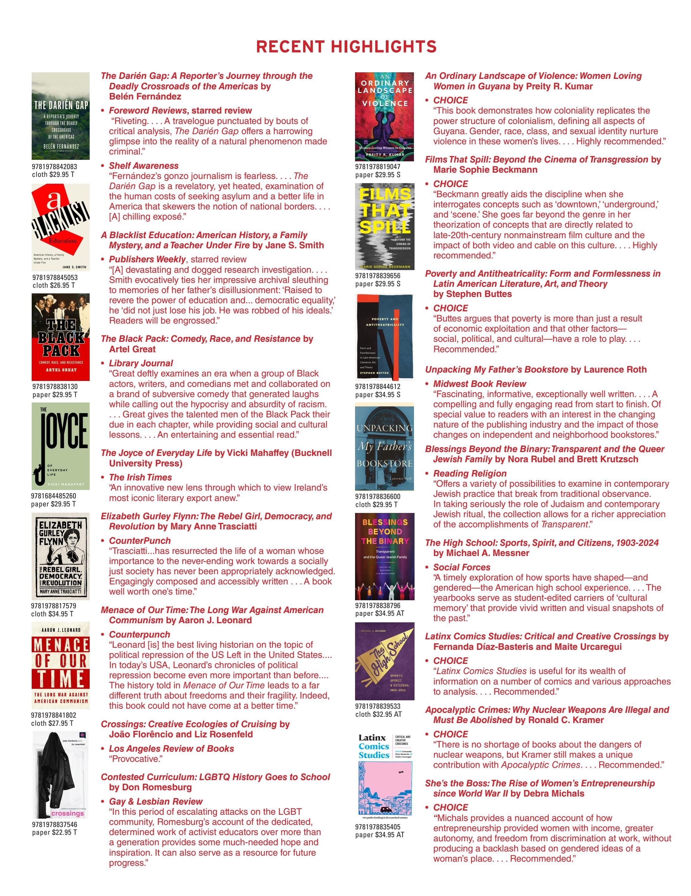 Rutgers University Press Spring and Summer Books Catalog Weekly Ad January 1 - December 31, 2026