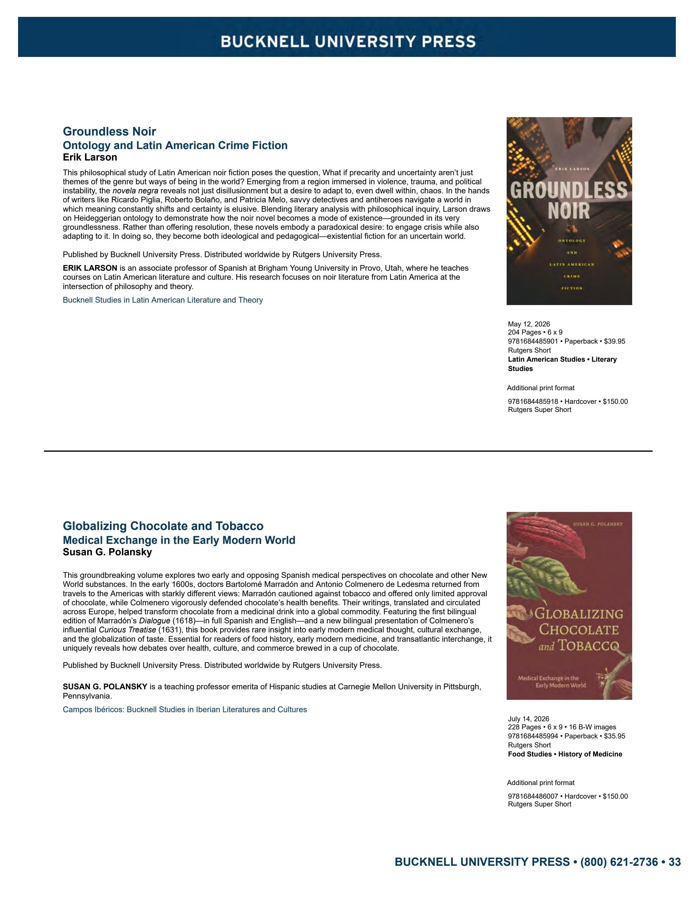 Rutgers University Press Spring and Summer Books Catalog Weekly Ad January 1 - December 31, 2026