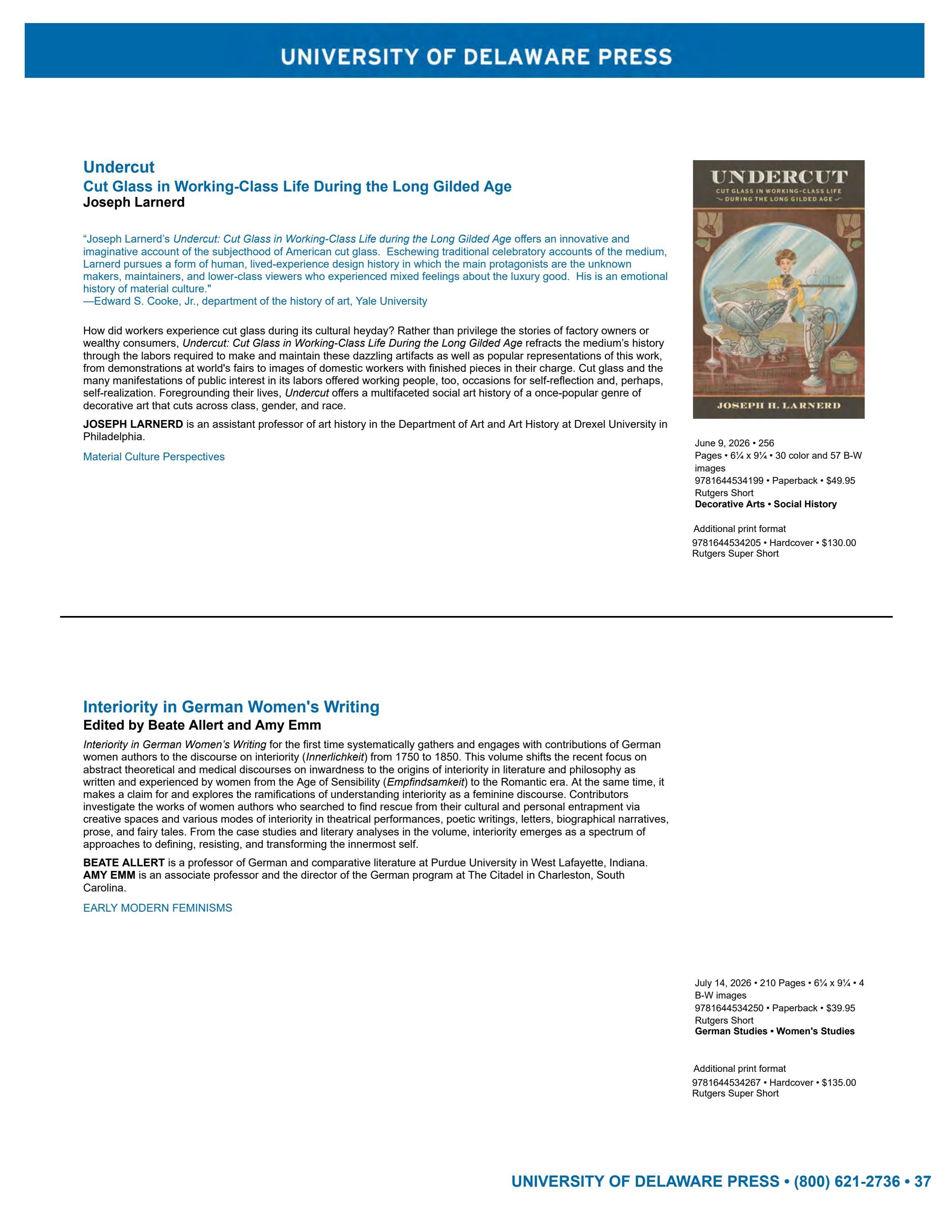 Rutgers University Press Spring and Summer Books Catalog Weekly Ad January 1 - December 31, 2026