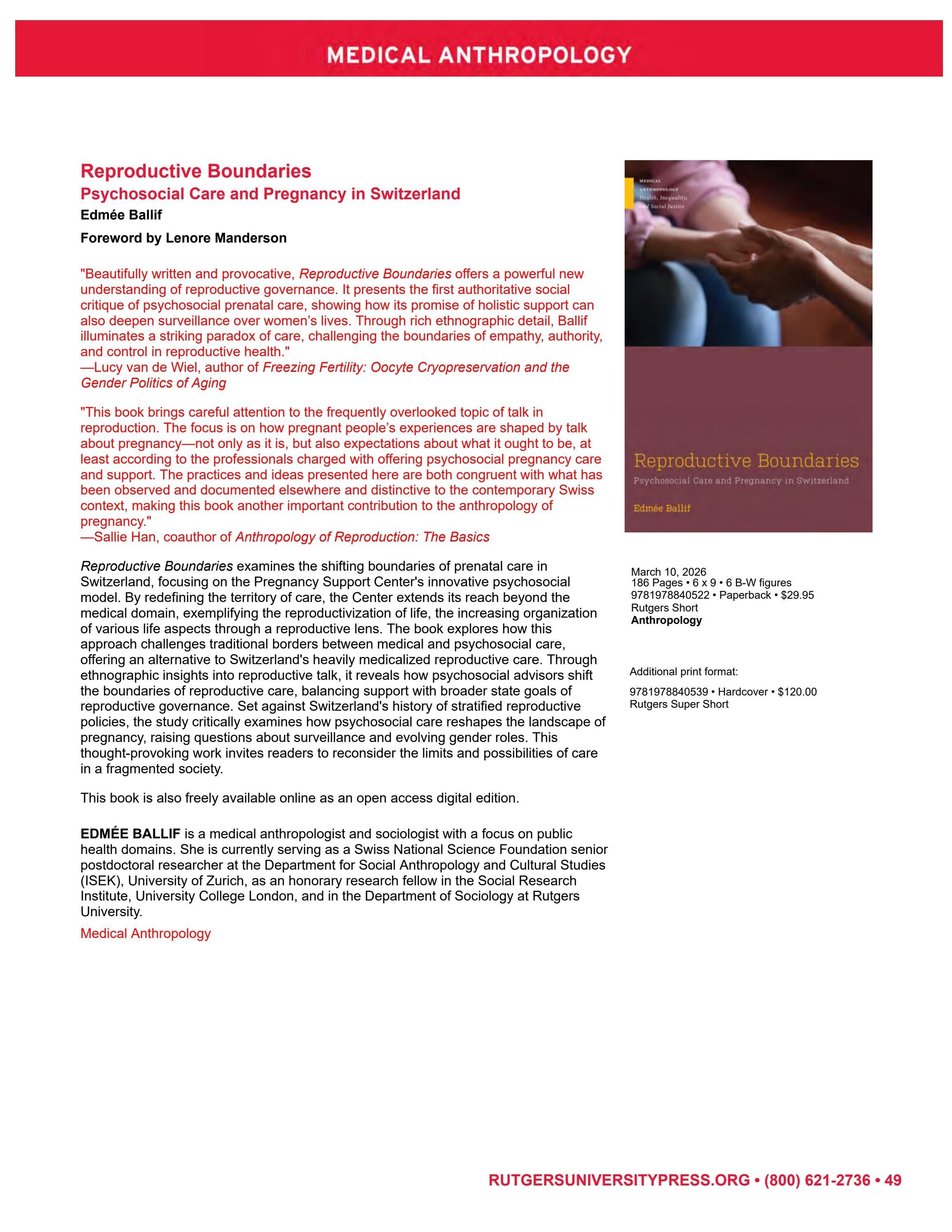 Rutgers University Press Spring and Summer Books Catalog Weekly Ad January 1 - December 31, 2026