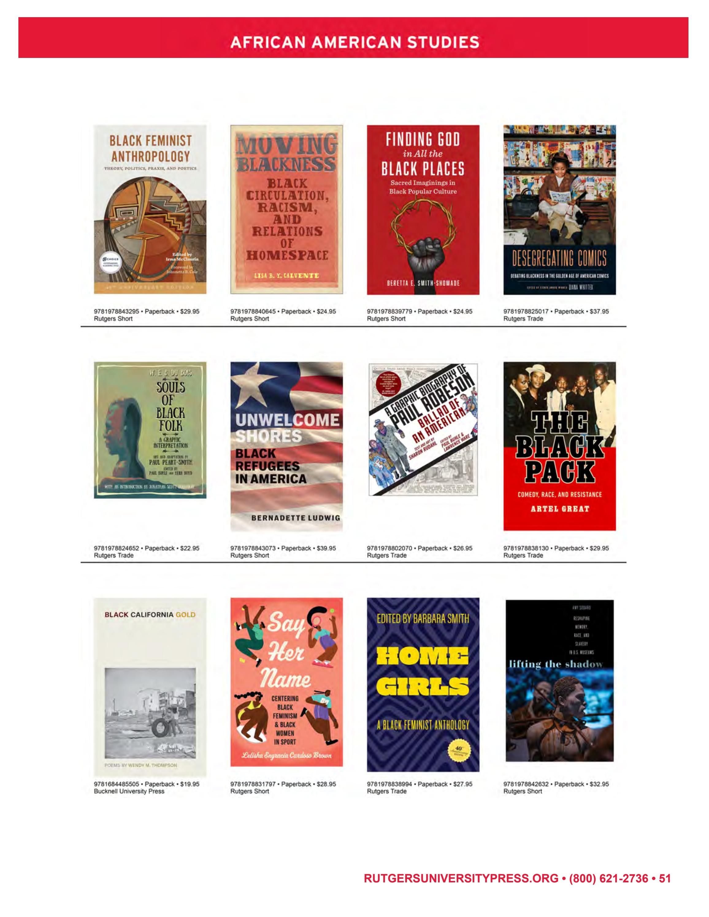Rutgers University Press Spring and Summer Books Catalog Weekly Ad January 1 - December 31, 2026
