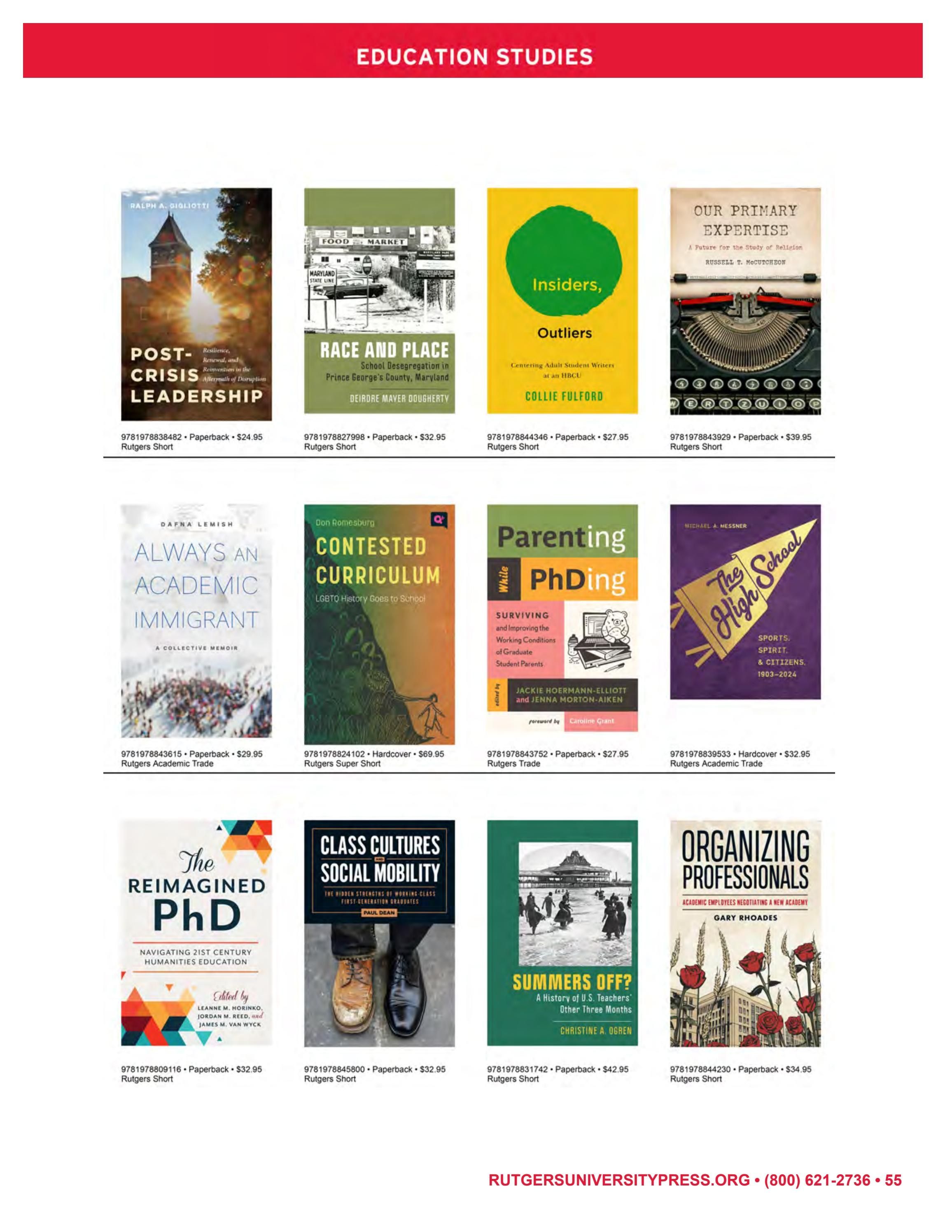 Rutgers University Press Spring and Summer Books Catalog Weekly Ad January 1 - December 31, 2026