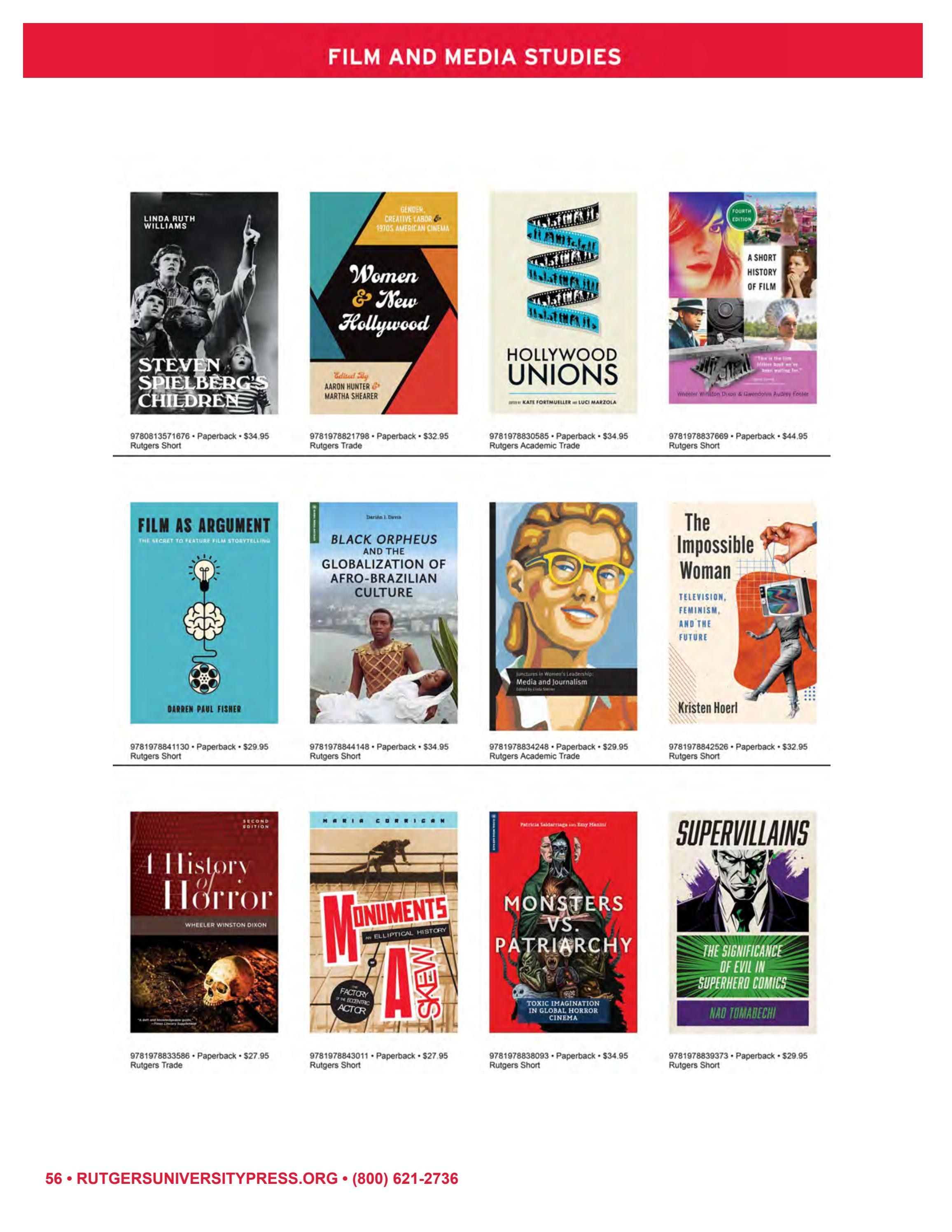 Rutgers University Press Spring and Summer Books Catalog Weekly Ad January 1 - December 31, 2026