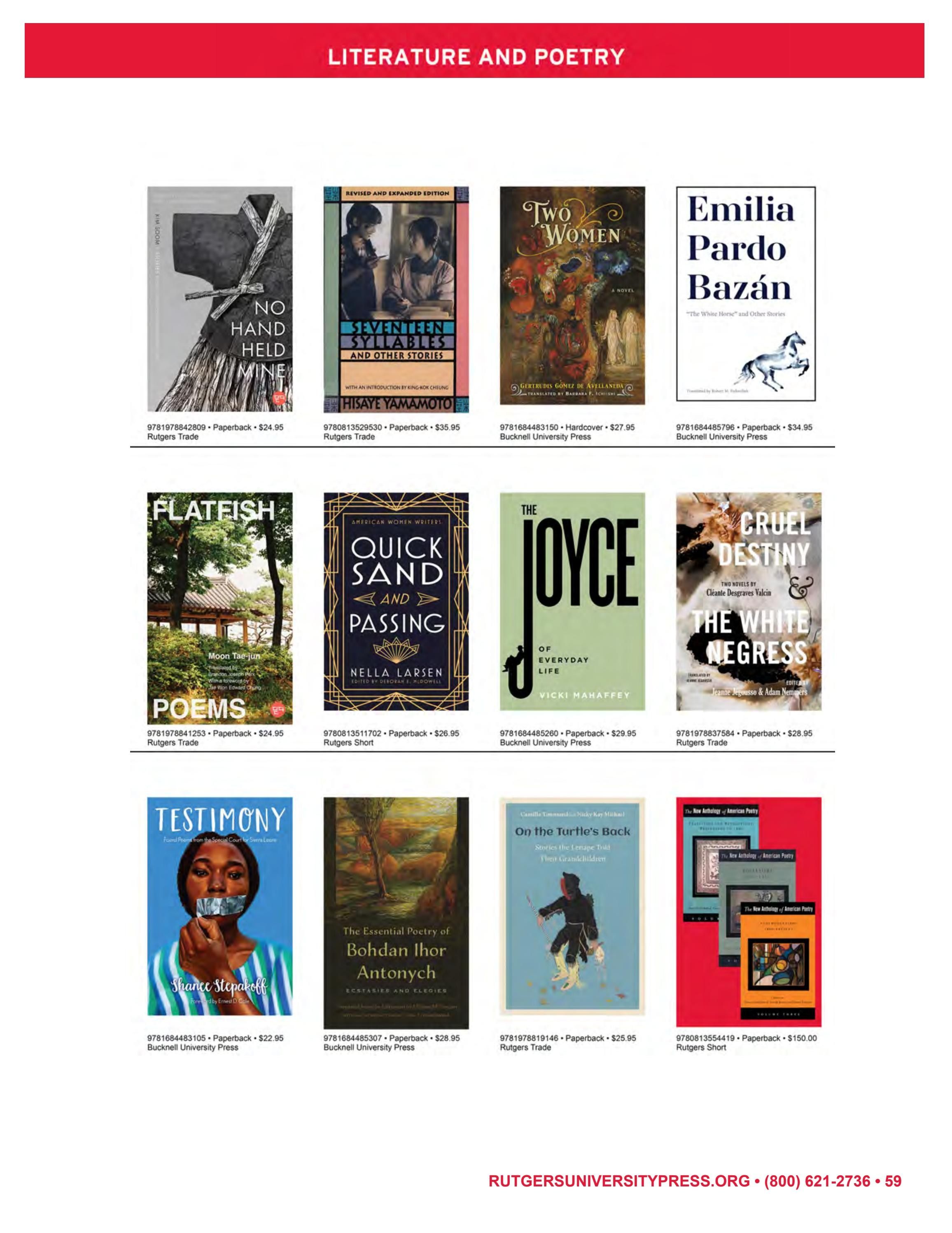 Rutgers University Press Spring and Summer Books Catalog Weekly Ad January 1 - December 31, 2026
