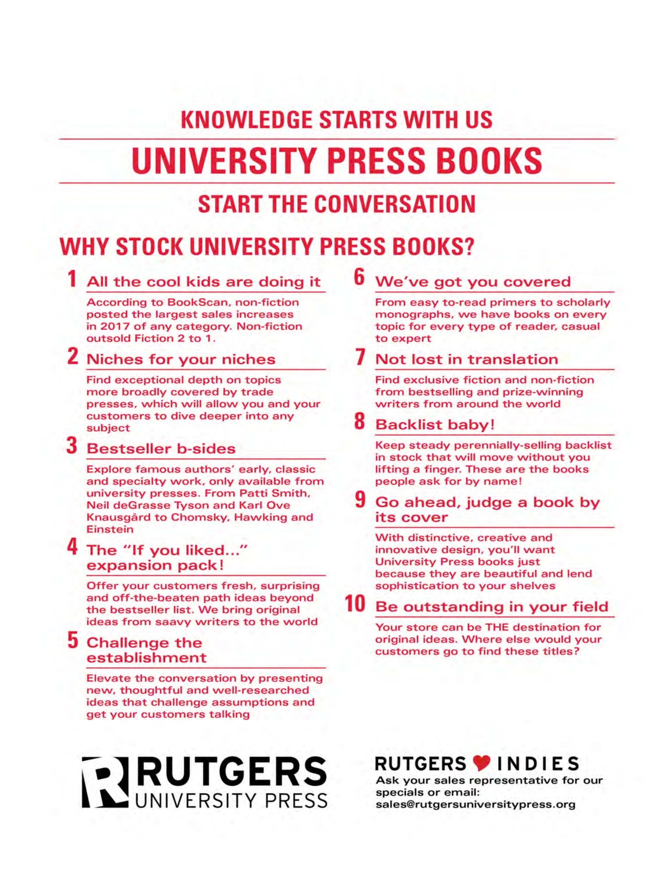 Rutgers University Press Spring and Summer Books Catalog Weekly Ad January 1 - December 31, 2026