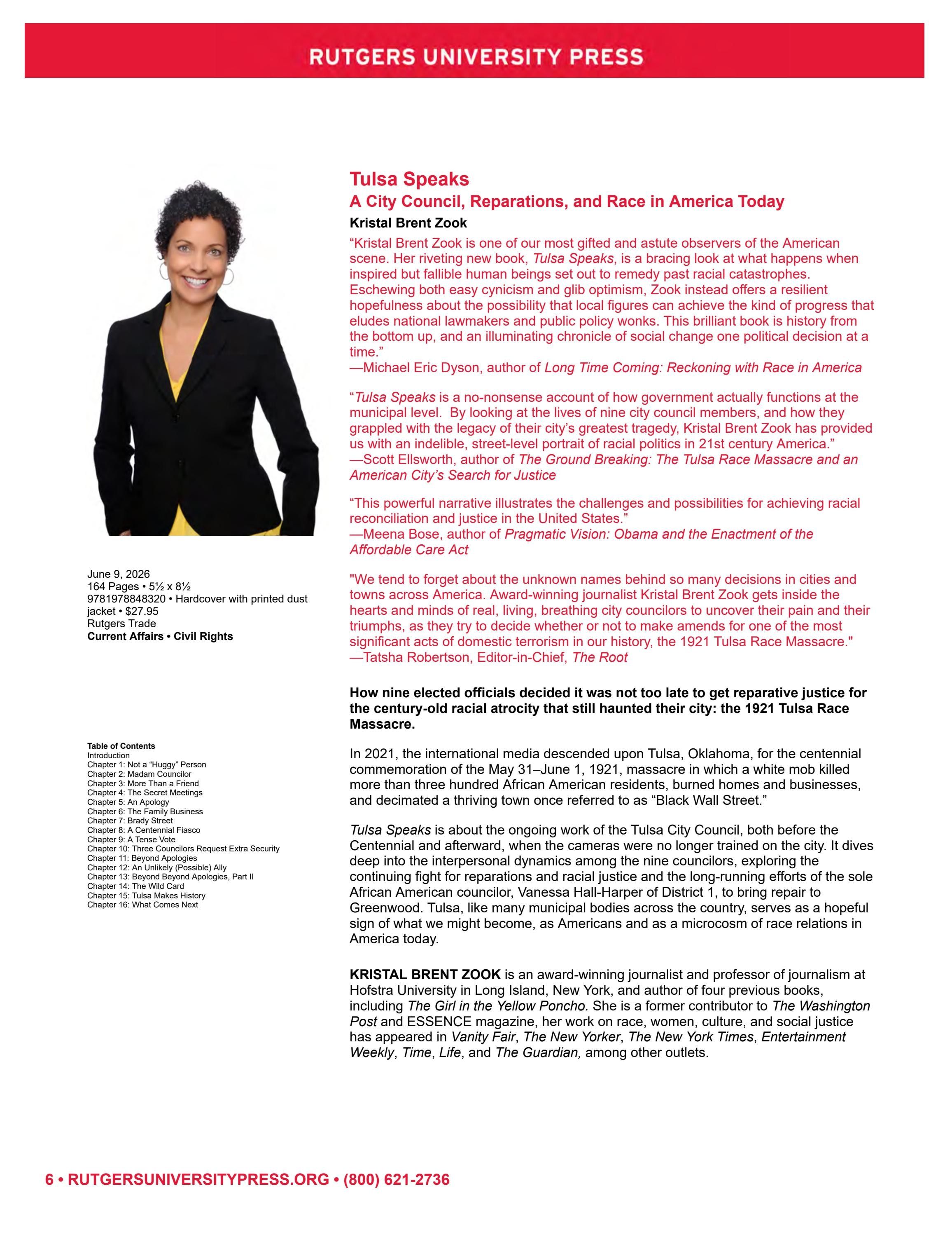 Rutgers University Press Spring and Summer Books Catalog Weekly Ad January 1 - December 31, 2026