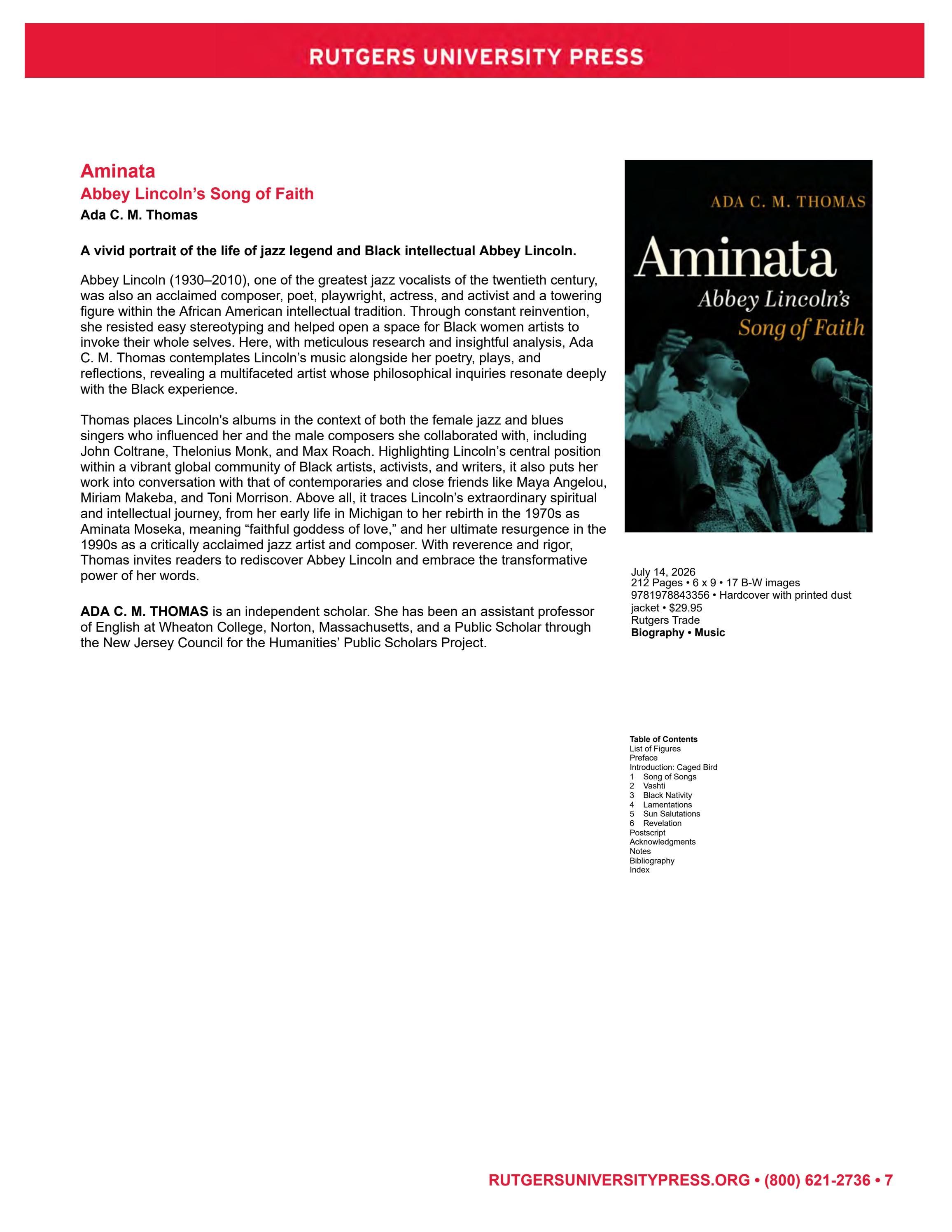 Rutgers University Press Spring and Summer Books Catalog Weekly Ad January 1 - December 31, 2026